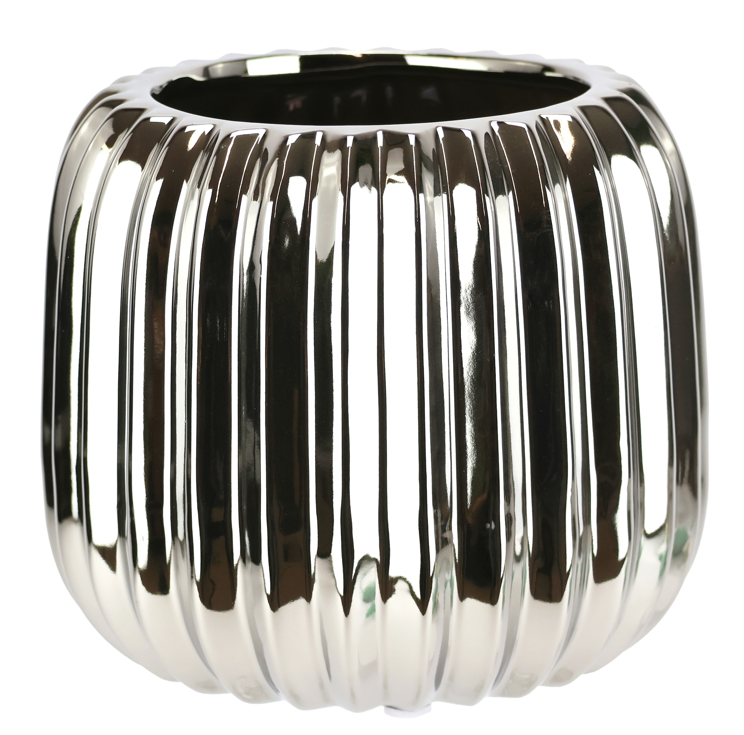 Image of I.GE.A. Dekovase "Vase aus Keramik" Dekovase Blumenvase Modern für Tischdeko Tischvase Deko Trockenblume