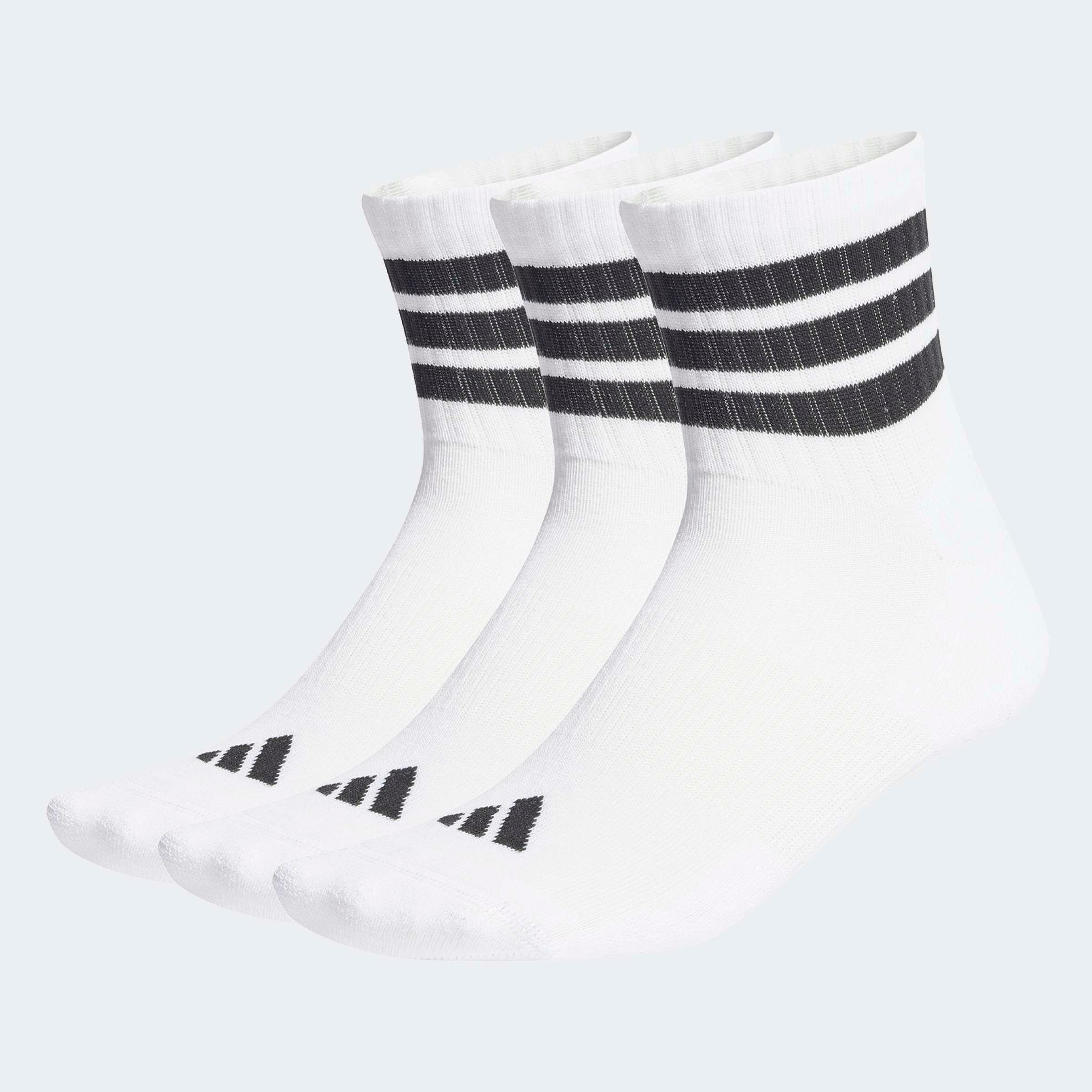 adidas Performance Funktionssocken »3-STREIFEN SPORTSWEAR DÄMPFENDE HALBHOHE, 3 PAAR« 3 Paar tlg.