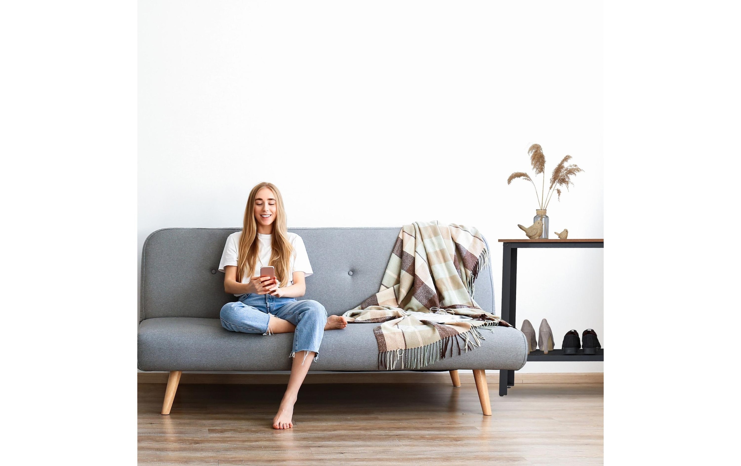 relaxdays Konsolentisch »relaxdays Tisch Industrial Design mit«