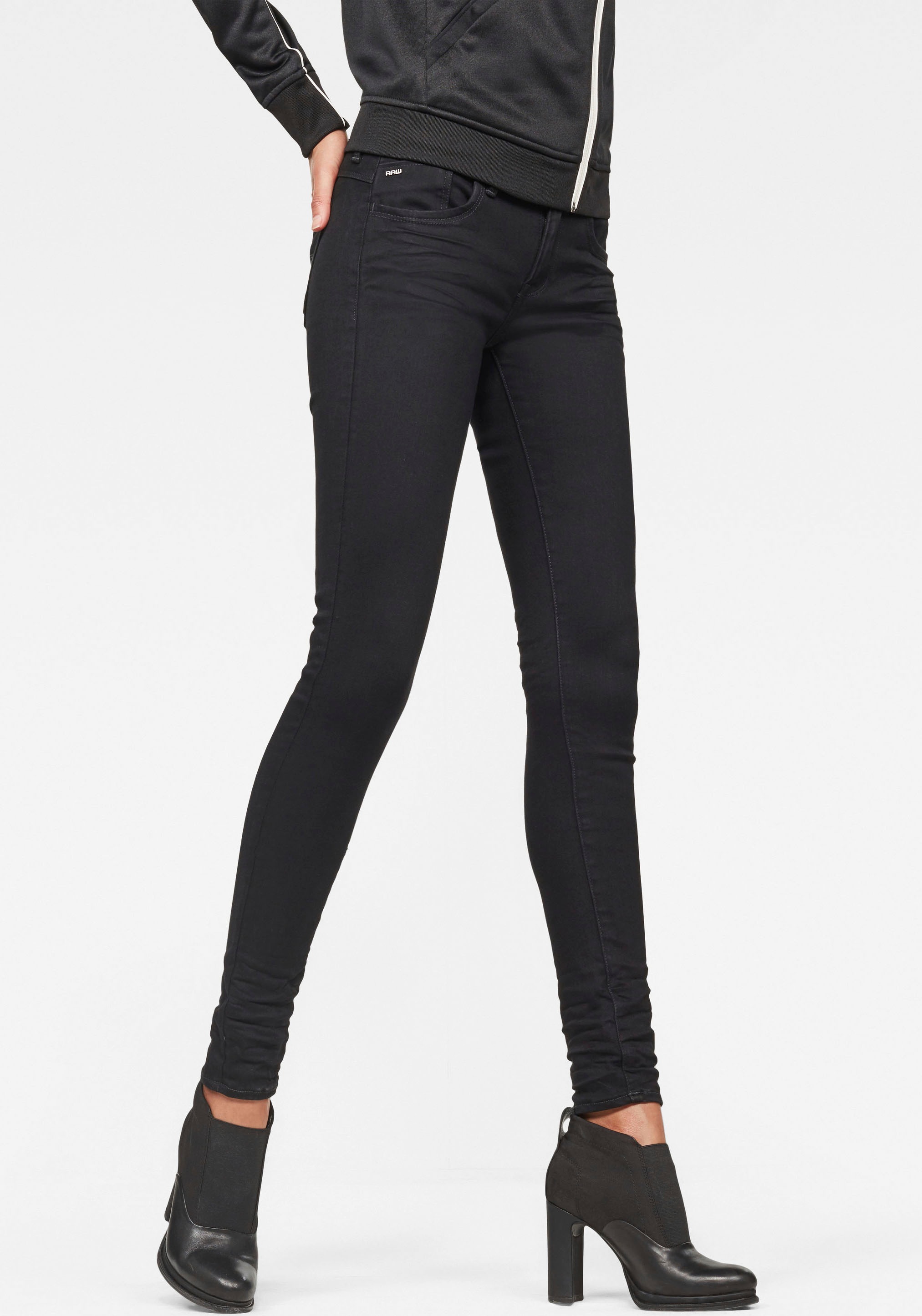 Image of G-Star RAW Skinny-fit-Jeans »Lynn D-Mid Waist Super Skinny«, feminine Variante der klassischen 5-Pocket-Jeans bei Ackermann Versand Schweiz