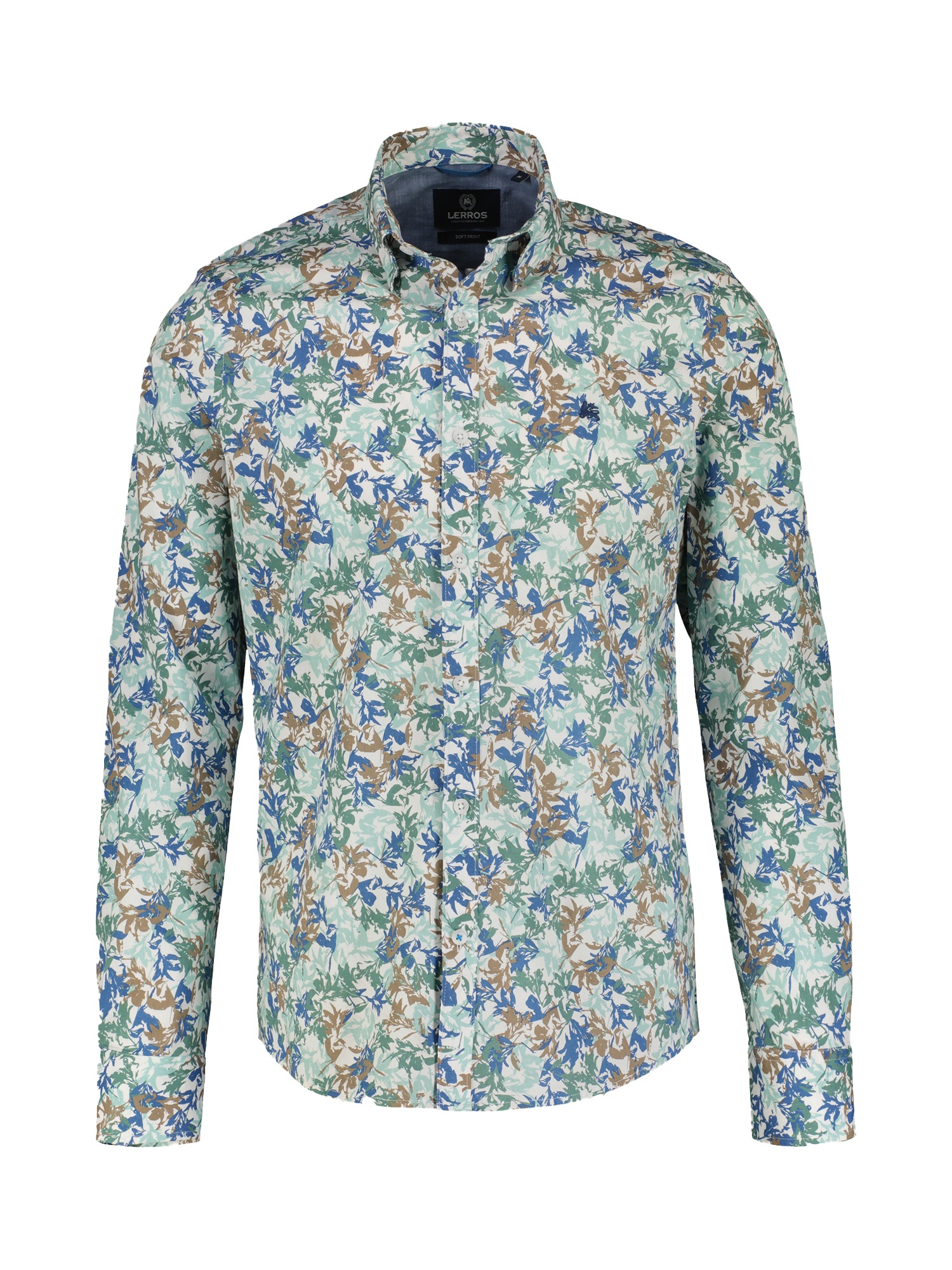 LERROS Langarmhemd »Langarmhemd mit floralem Druck«