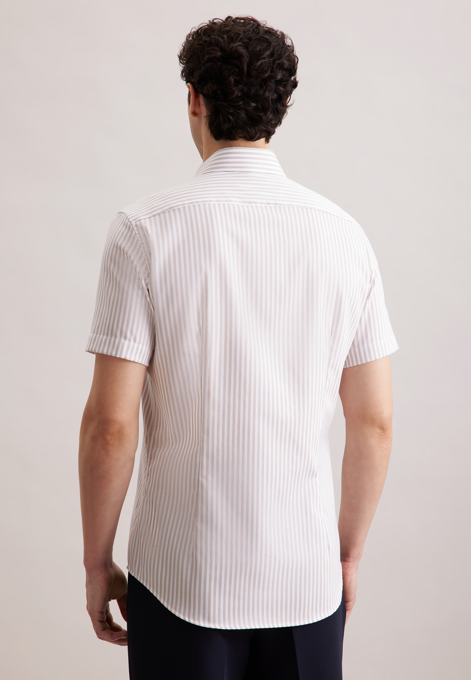 seidensticker Chemise d'affaires »Shaped« Shaped 1/2 Kentkragen Streifen