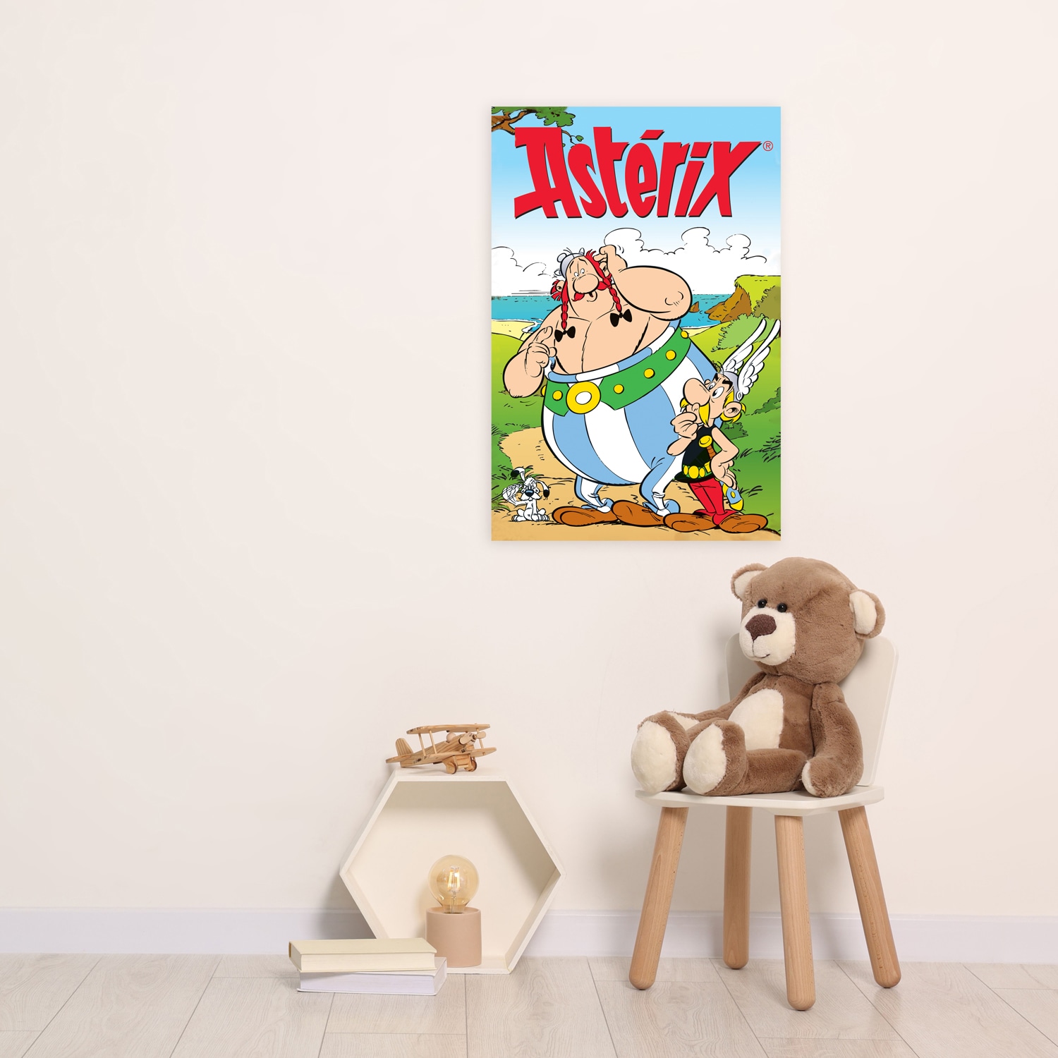 LuckyLinde Leinwandbild »Asterix, Obelix und Idefix II« Fantasy | Figuren | Film | Filmfiguren 1 Stk. tlg. Canvasbild Wanddeko Bild zum Film "Kampf der Häuptlinge"