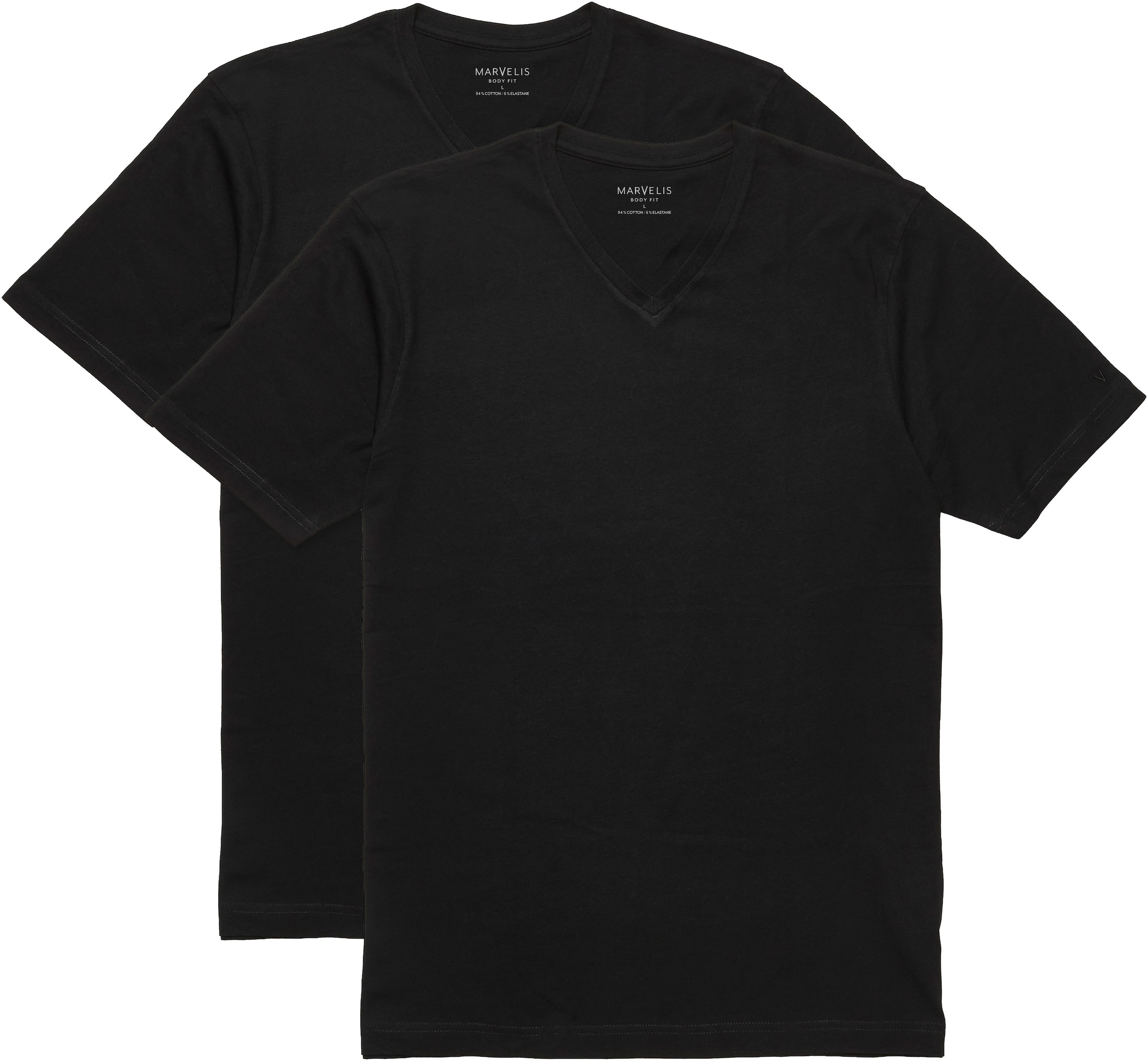 Image of MARVELIS V-Shirt 2 body fit, Doppelpack