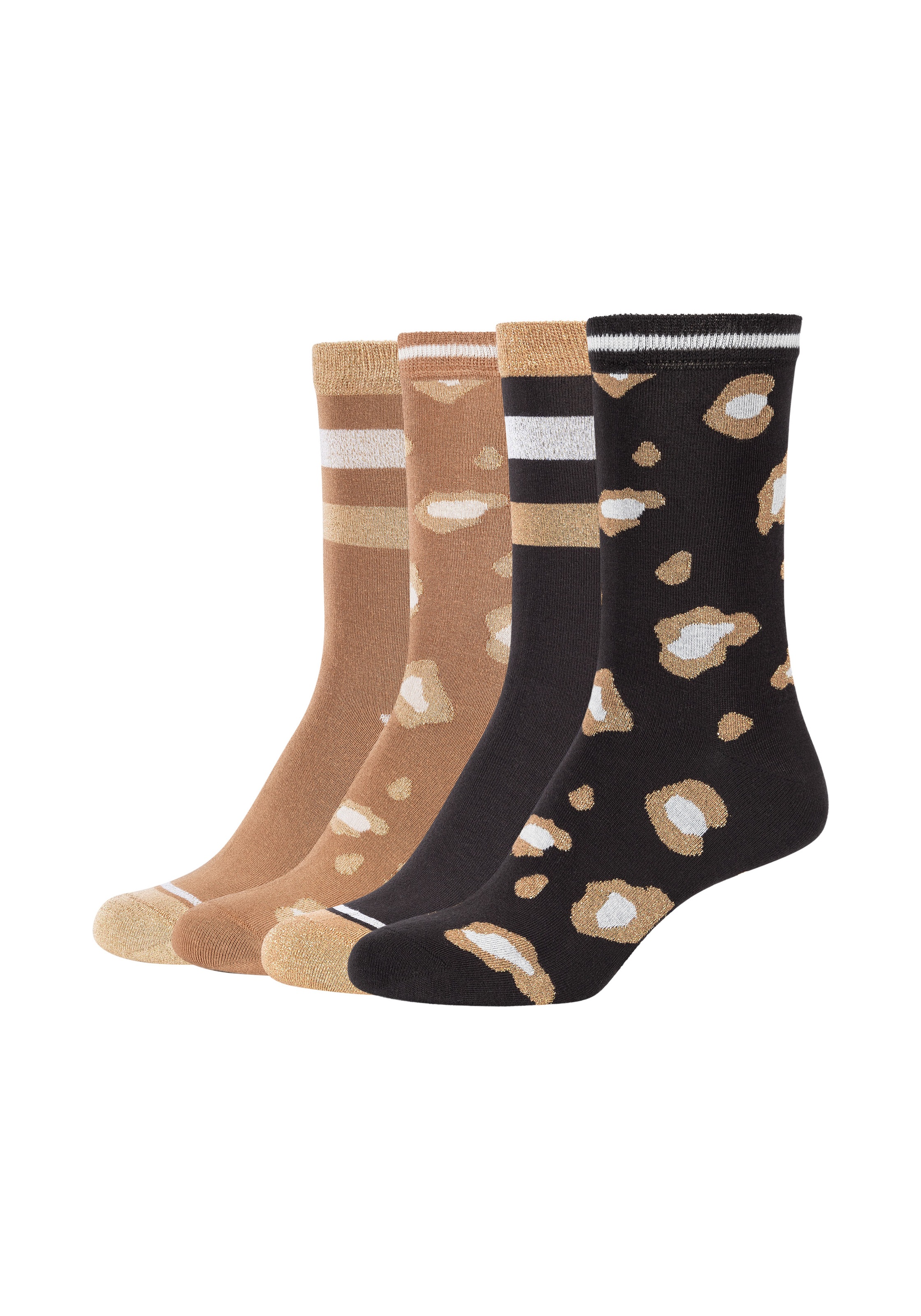 Image of Camano Socken "silky touch" 4 Paar tlg. mit elastischem Bund