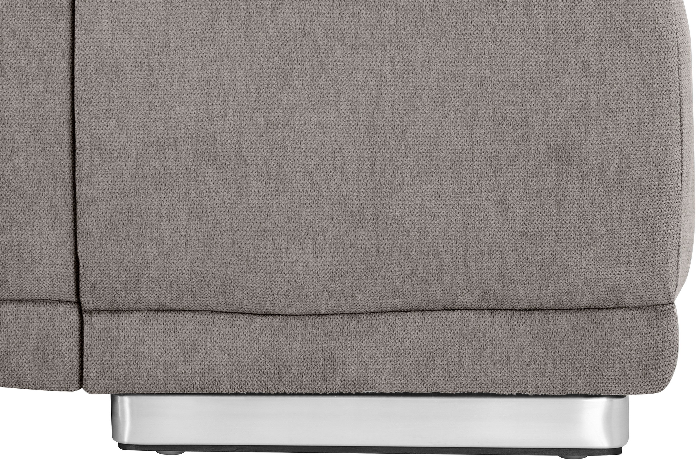 COTTA Ecksofa »Holiday L-Form mit Sitztiefen-, Armteil- und Kopfteilverstellung«, wahlweise mit Bettfunktion & Bettkasten
