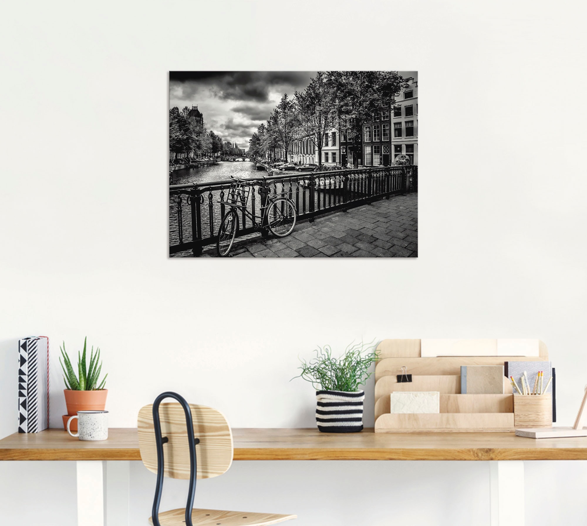 Artland Alu-Dibond-Druck »Amsterdam Keizergracht I«, Niederlande, (1 St.), für Innen- und Aussenbereich geeignet, Outdoorbild