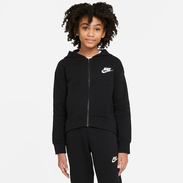 ♕ Nike Sportswear Kapuzensweatjacke »Club Fleece Big Kids' (Girls') Full-Zip  Hoodie« versandkostenfrei auf