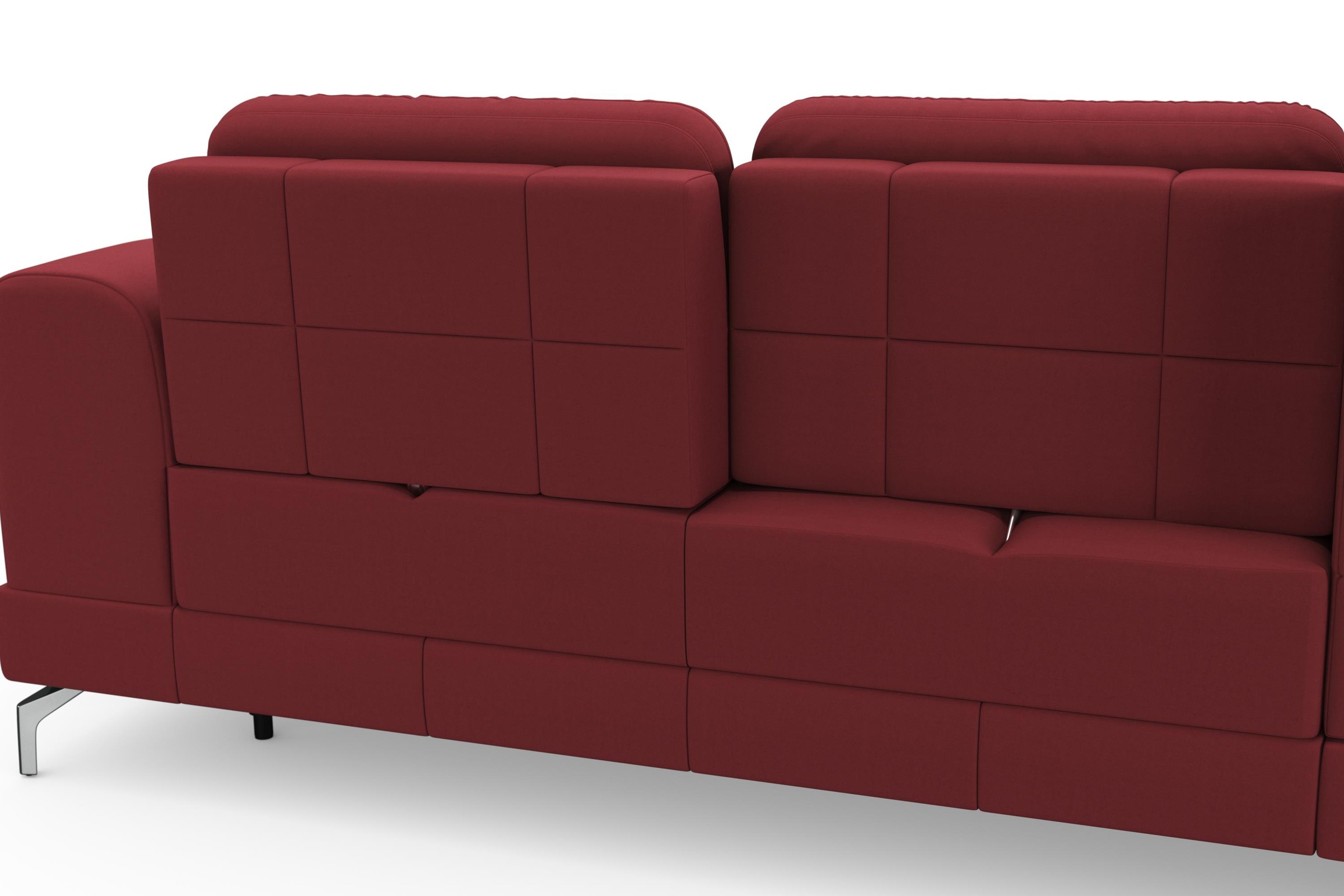 sit&more Ecksofa »Bendigo L-Form«, inklusive Sitztiefenverstellung, Bodenfreiheit 12 cm, in 2 Fussfarben