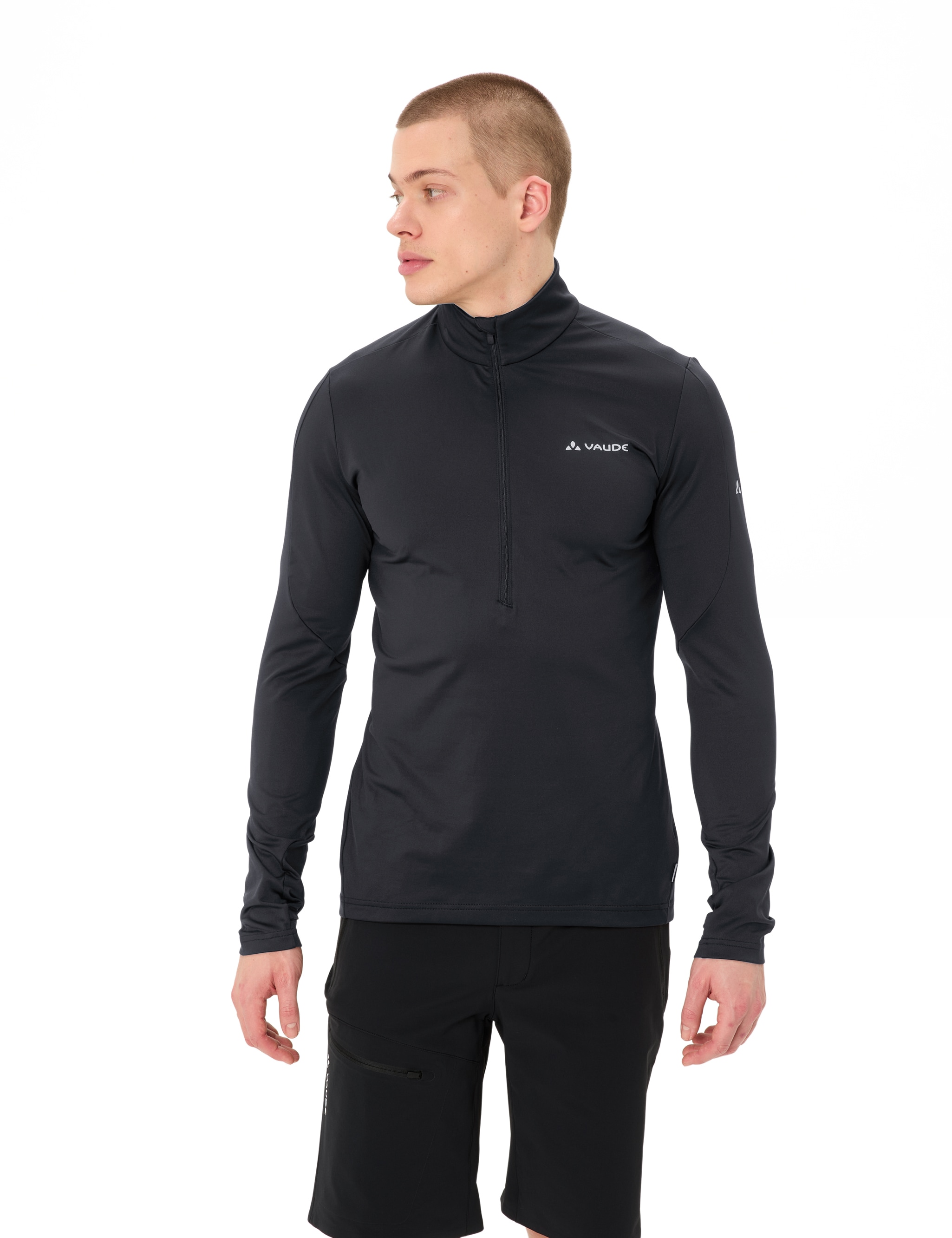 Image of VAUDE Langarmshirt "MENS LIVIGNO HALFZIP II" sportlicher Stil, leichtes Material, elastisch