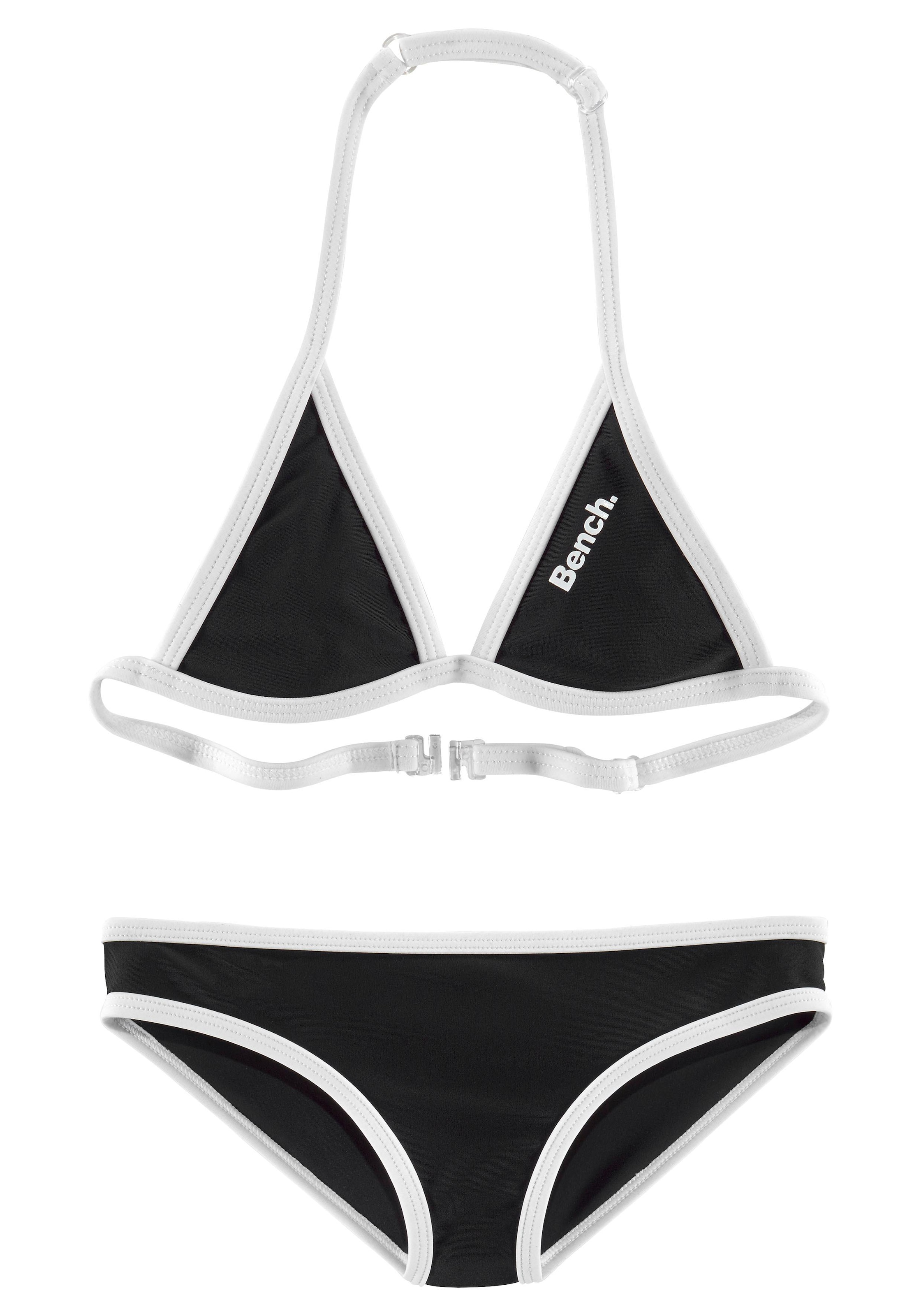 Modische Bench. Triangel-Bikini, mit Logoprint an Top und Hose  versandkostenfrei bestellen