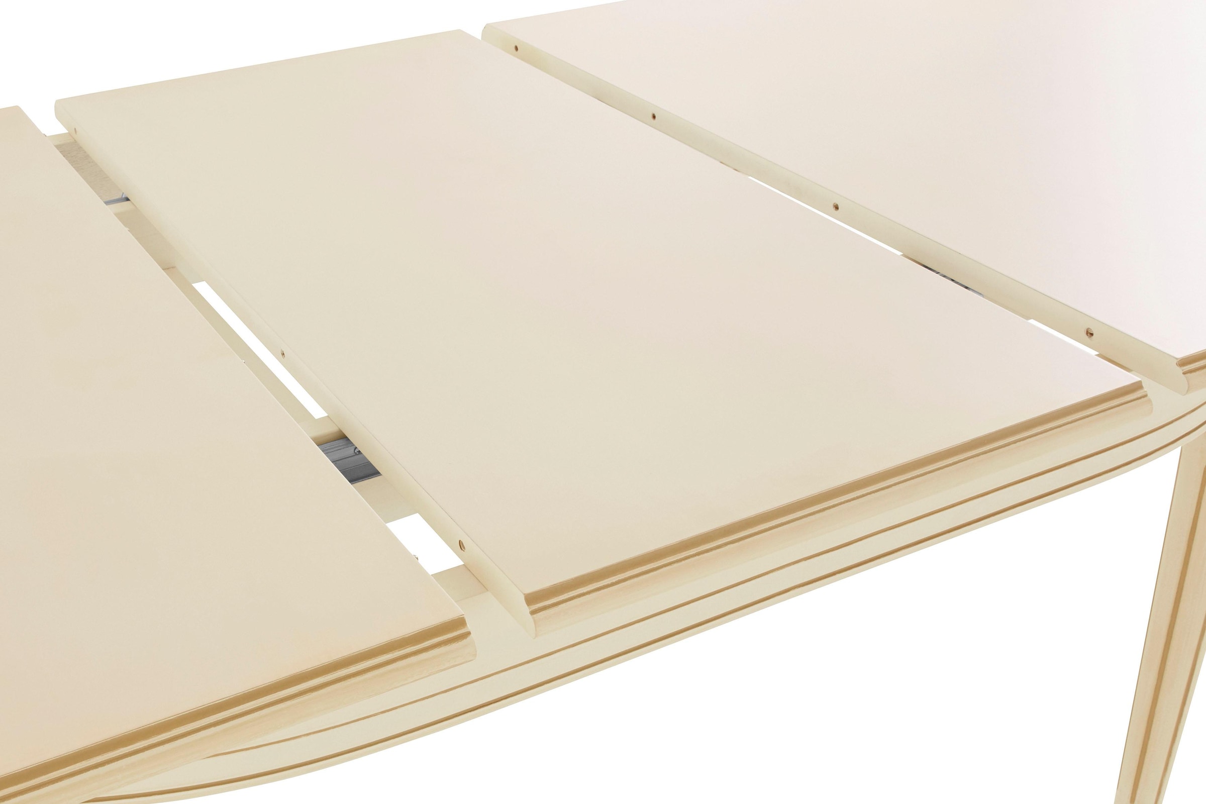 Home affaire Table de salle à manger »LUIGI« Breite 166-216 cm, natur weiss