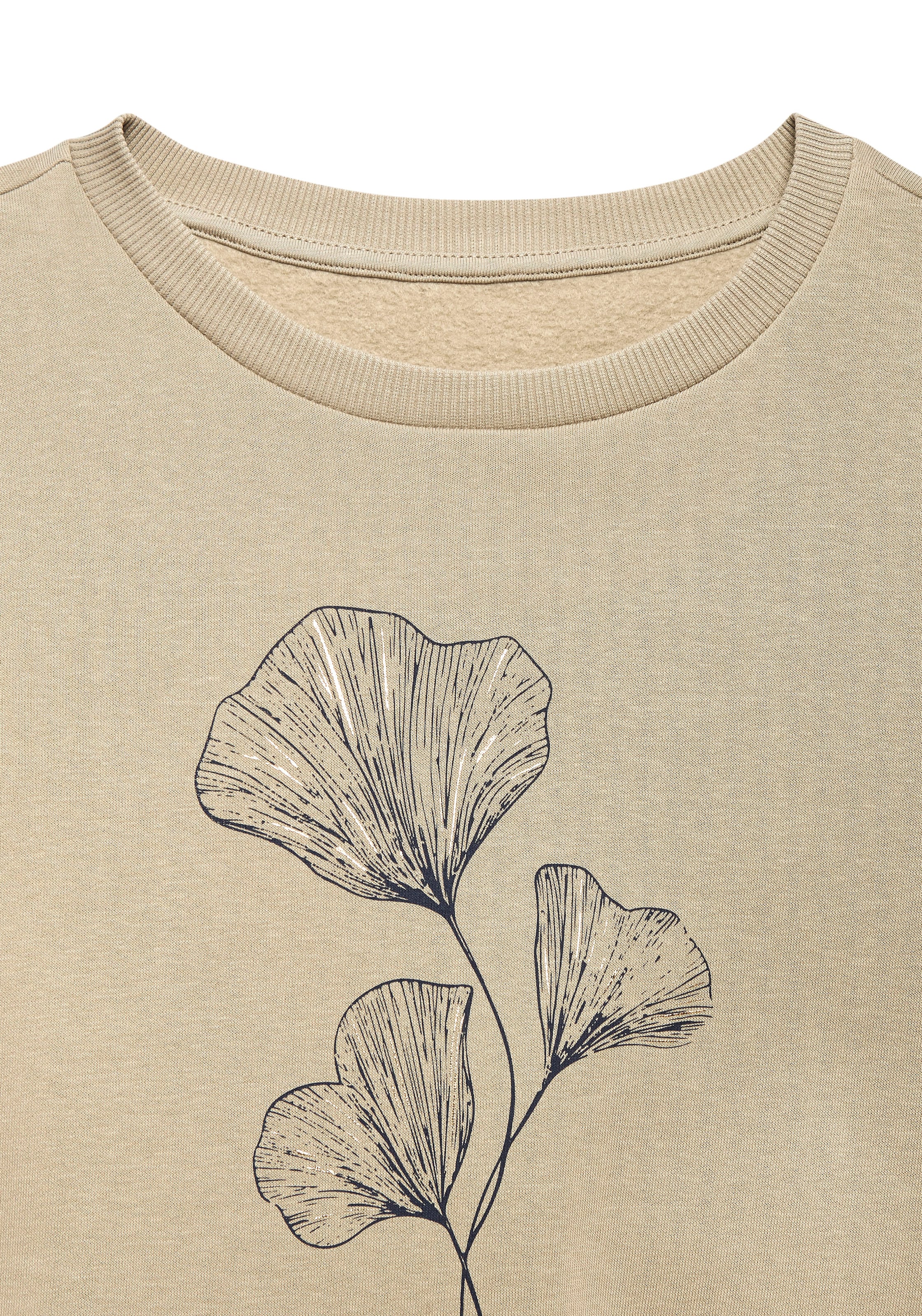 LASCANA Sweatshirt , mit glänzenden Druckdetails, Loungewear
