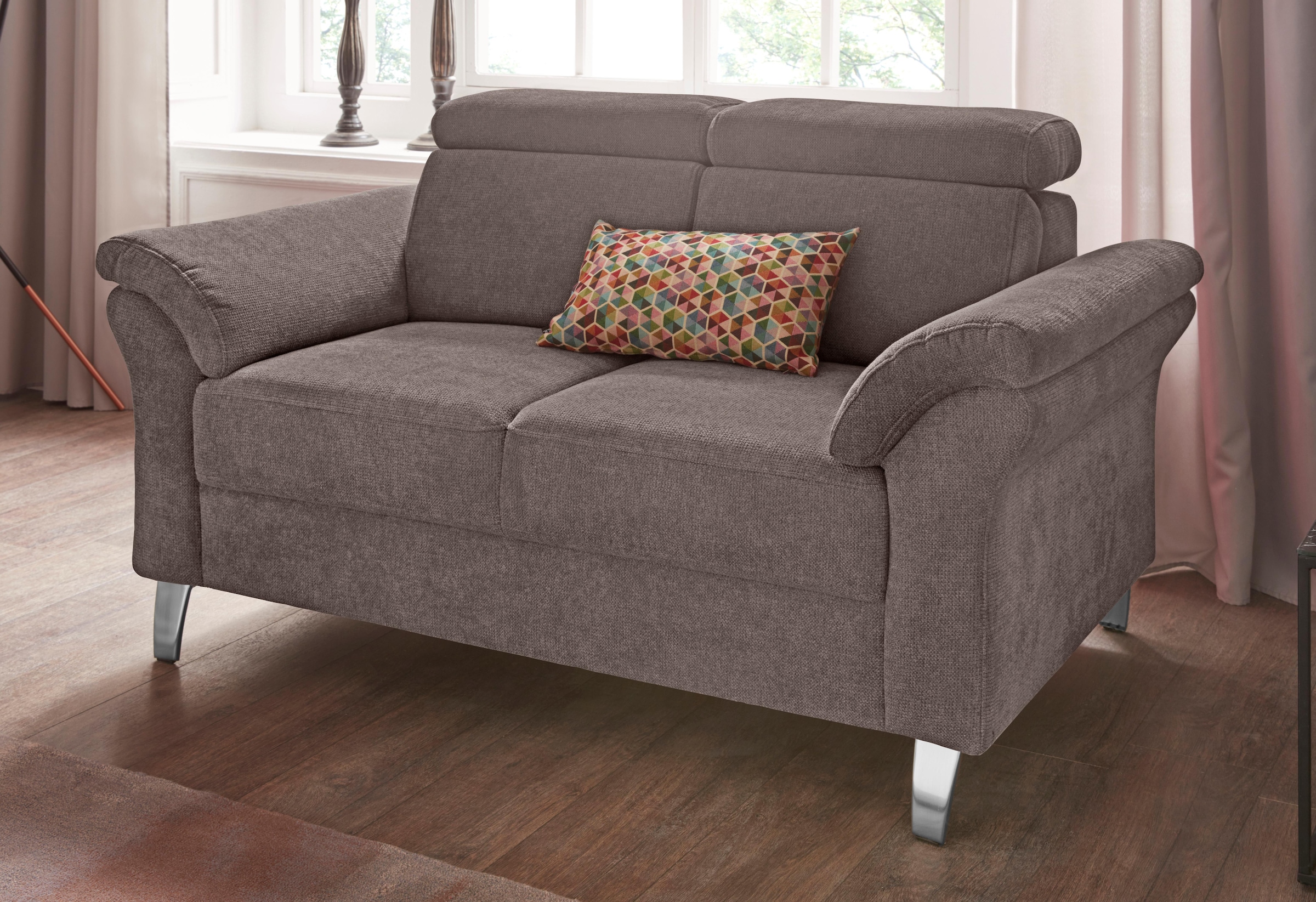 Image of sit&more 2-Sitzer "Arngast" inklusive Federkern und Kopfteilverstellung