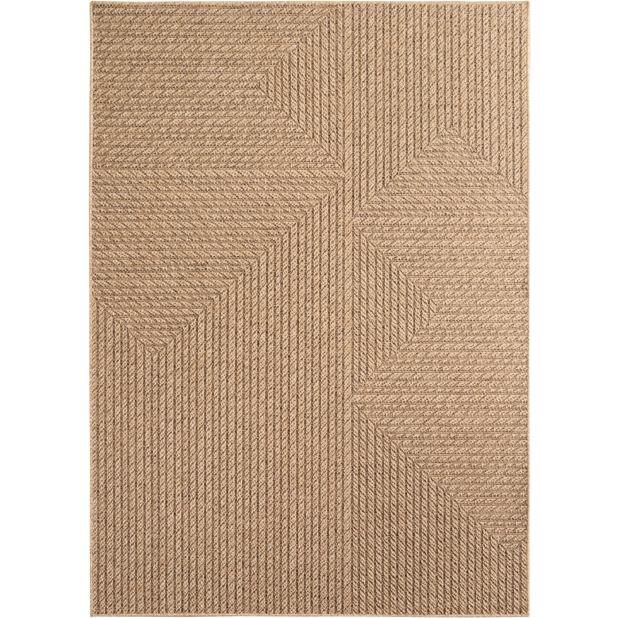 Ayyildiz Teppiche Outdoorteppich »TIMBER 1404 , auch als Läufer und rund« rechteckig 5 mm Höhe Läufer, Rund, In und Outdoor, Jute Sisal Optik, Wohnzimmer, Terasse