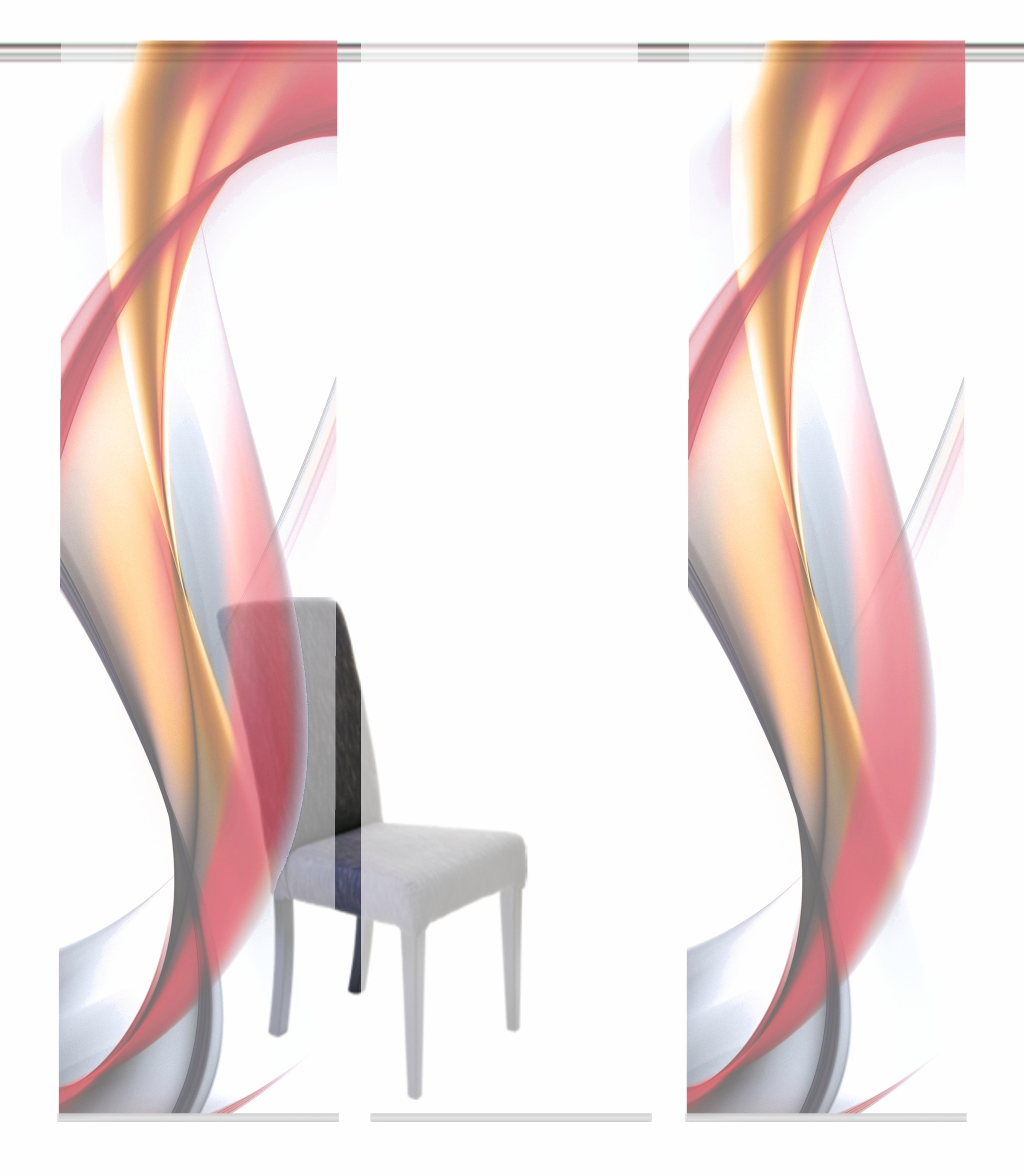 Image of HOME WOHNIDEEN Schiebegardine »FIELDS«, (3 St.), HxB: 245x60, inkl. Befestigungszubehör bei Ackermann Versand Schweiz