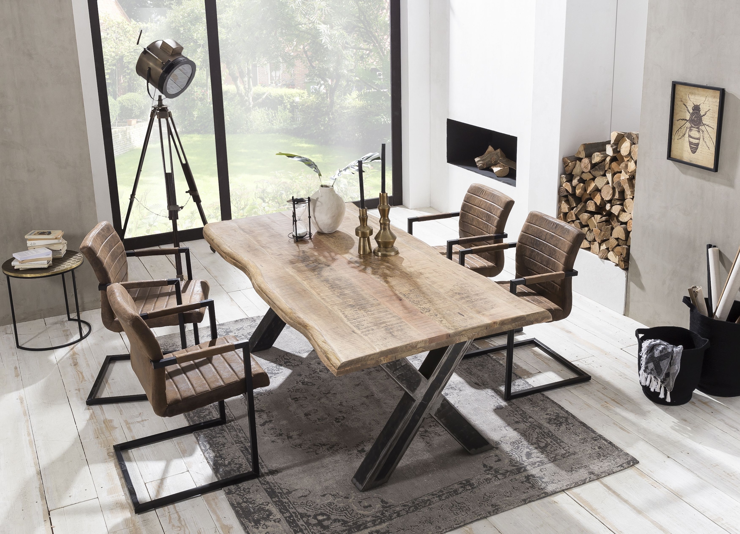 SIT Tischbein 1 Stk. tlg. im Used-Look
