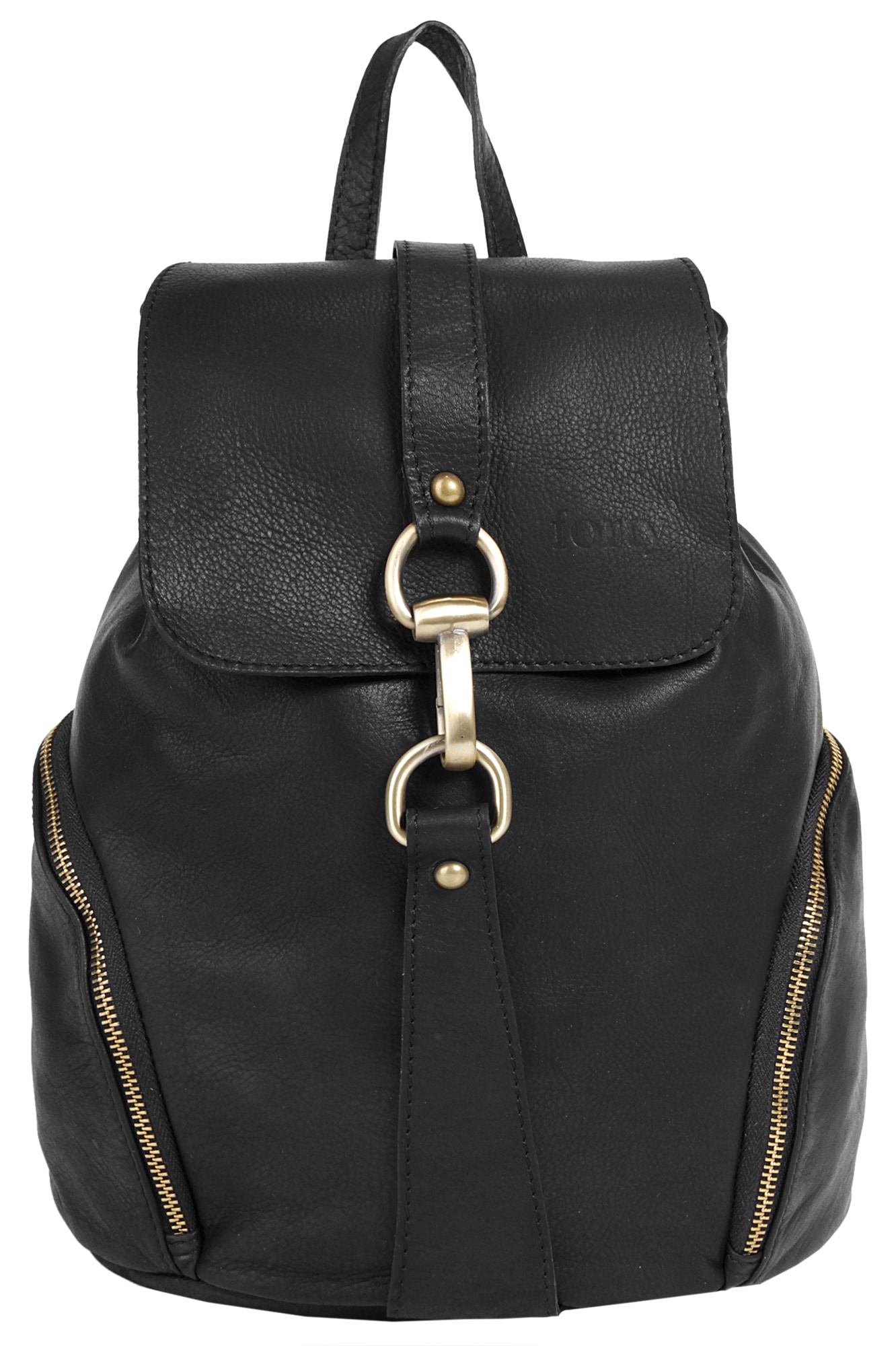 Image of forty Cityrucksack "FORTY Damen echt Leder, Made in Italy" echt Leder, Made in Italy