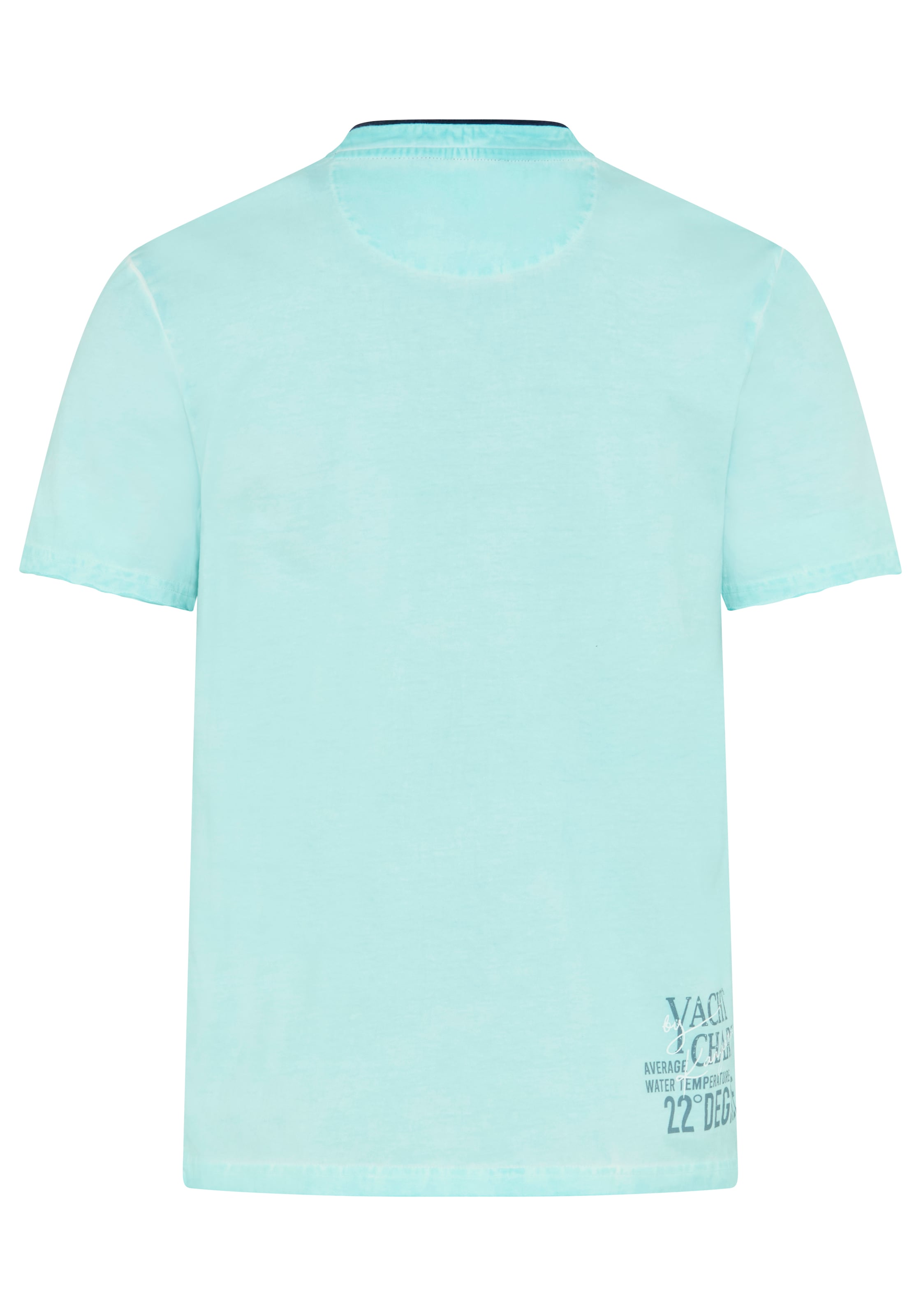 KangaROOS Henleyshirt schmaler Schnitt, Halbarm, mit V-Ausschnitt und Knopfleiste