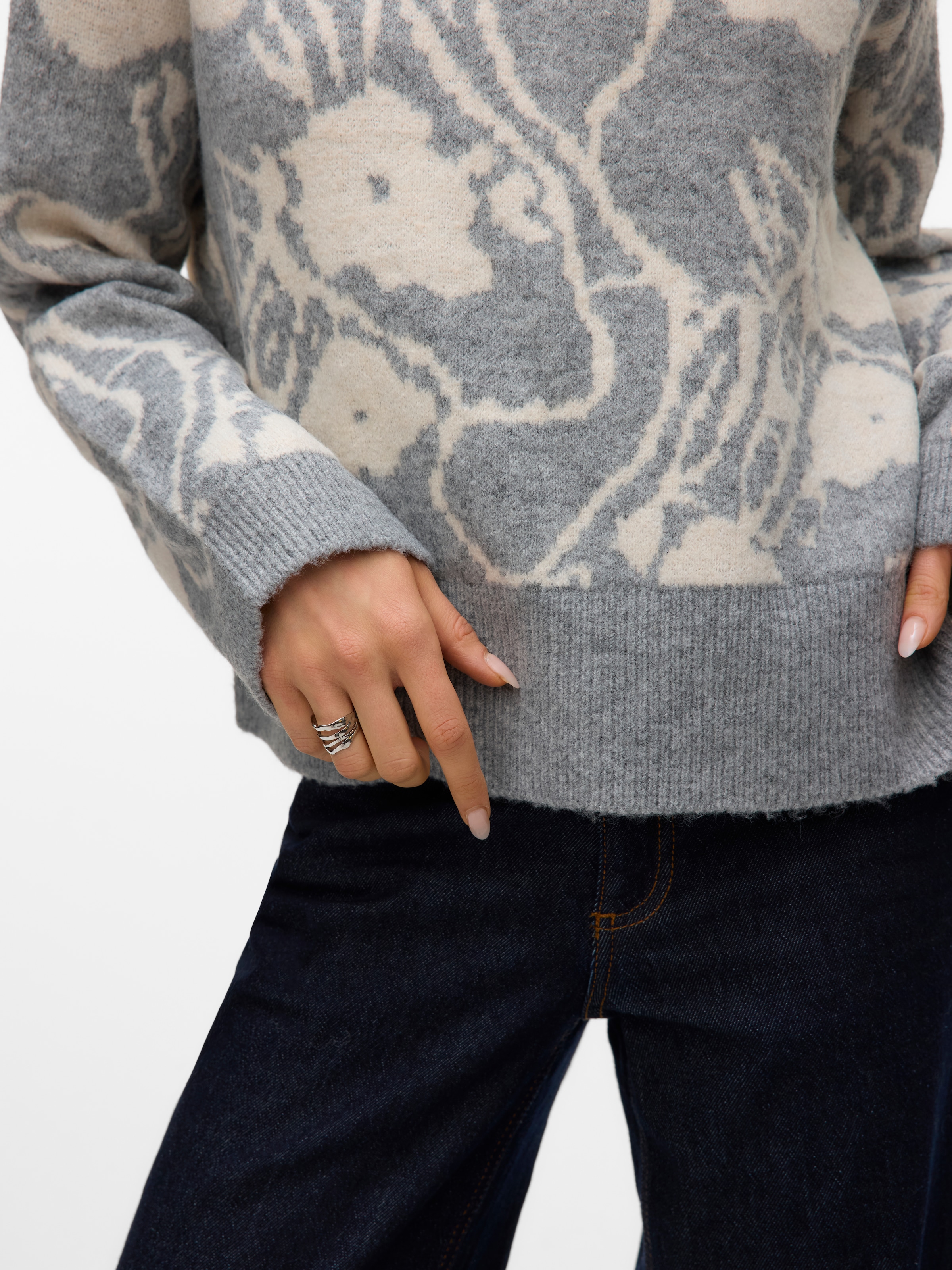 Vero Moda Pull en tricot »VMKAILA LS O-NECK PULLOVER BOO«