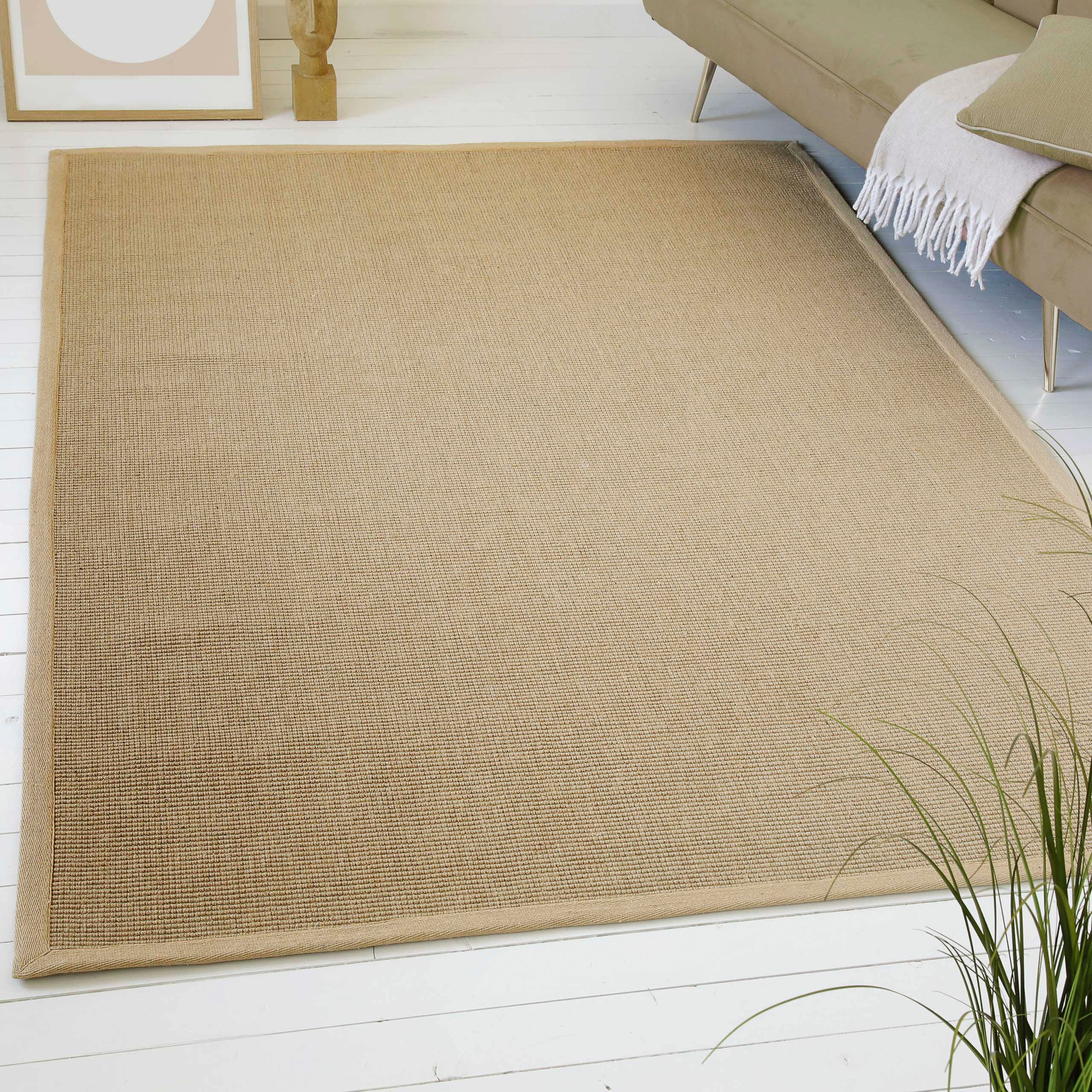 Image of GOODproduct Teppich "Liora, Juteteppich, auch als Läufer erhältlich" rechteckig 5 mm Höhe Flachgewebe, 100% Natur Jute, eingefasst, Wohnzimmer, Schlafzimmer