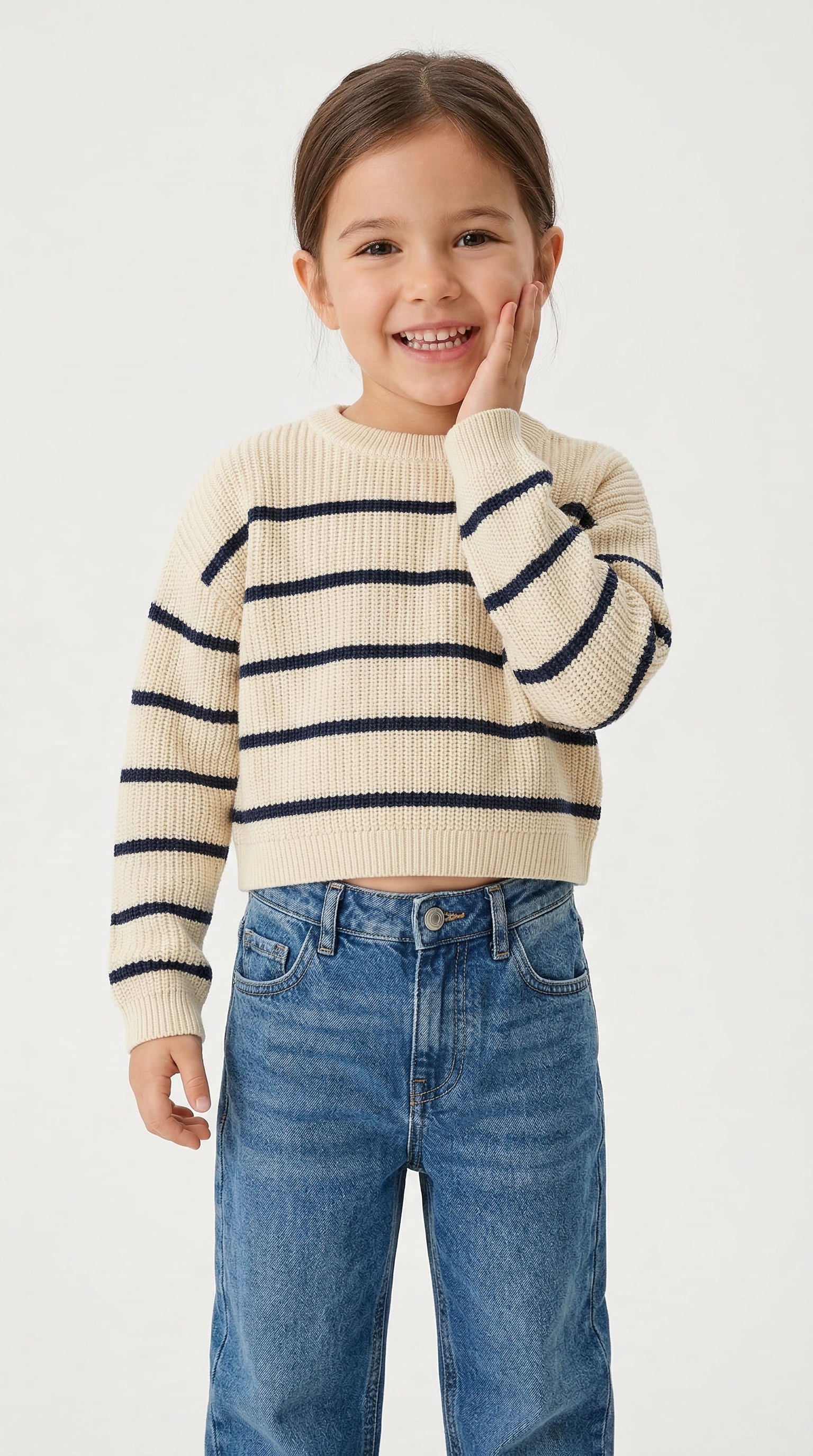 Image of s.Oliver Junior Strickpullover mit Streifen Muster