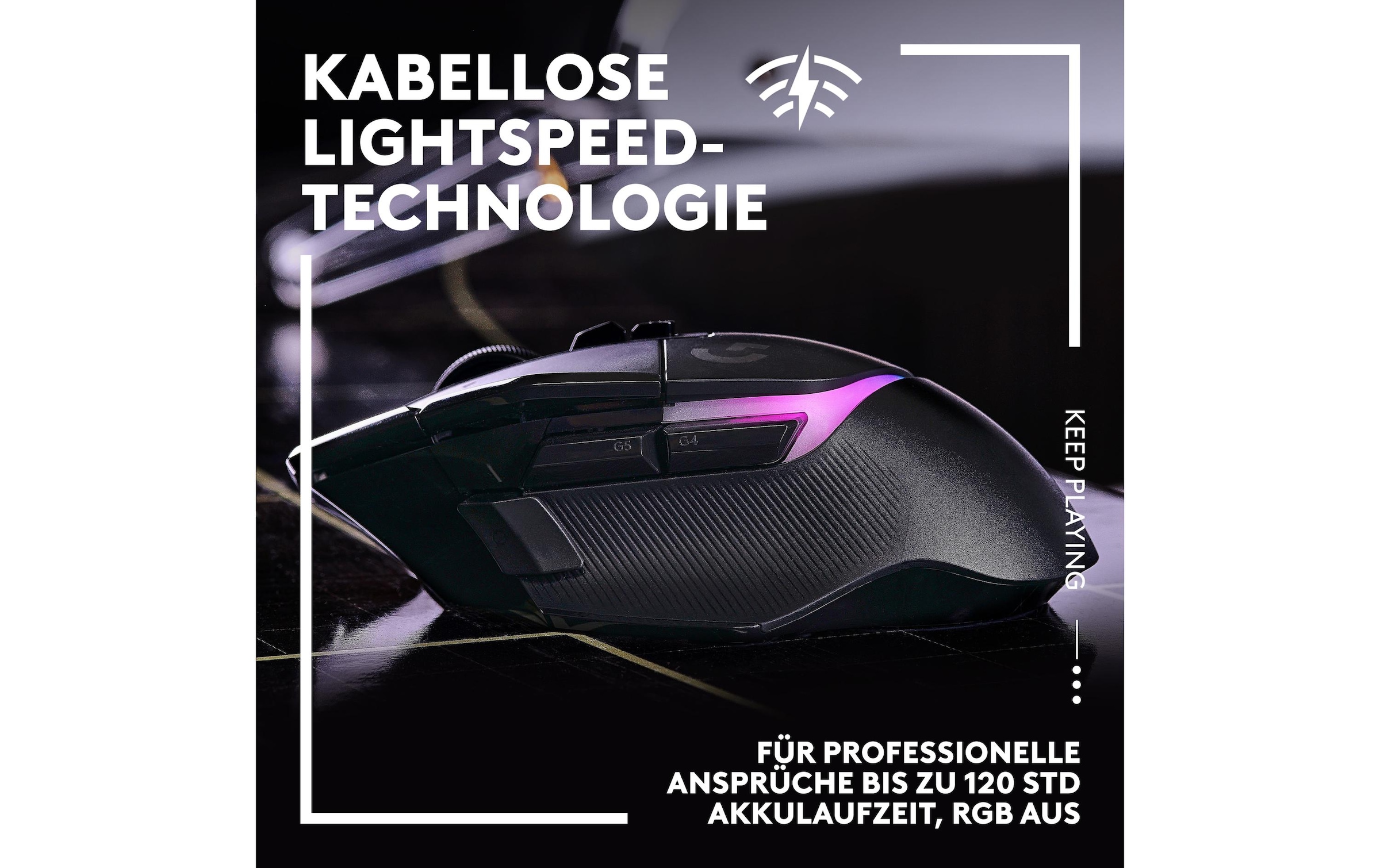 Logitech Gaming-Maus »G502 X Plus black«, kabellos-USB