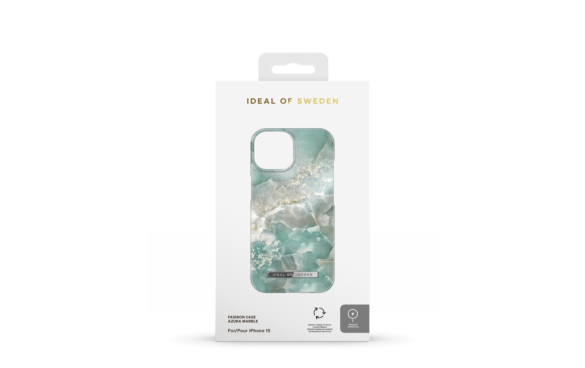 iDeal of Sweden Smartphone-Hülle »Azura Marble iPhone 15«