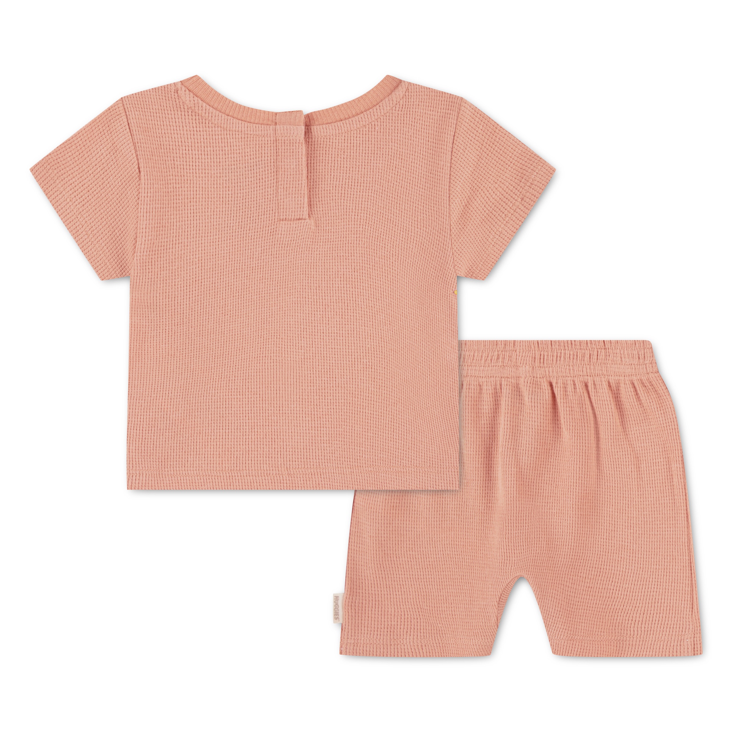 HUGGIES babywear Chemise & pantalon »HUGB SHORT SET« Ensemble, 2 avec application d'animal mignonne, coton