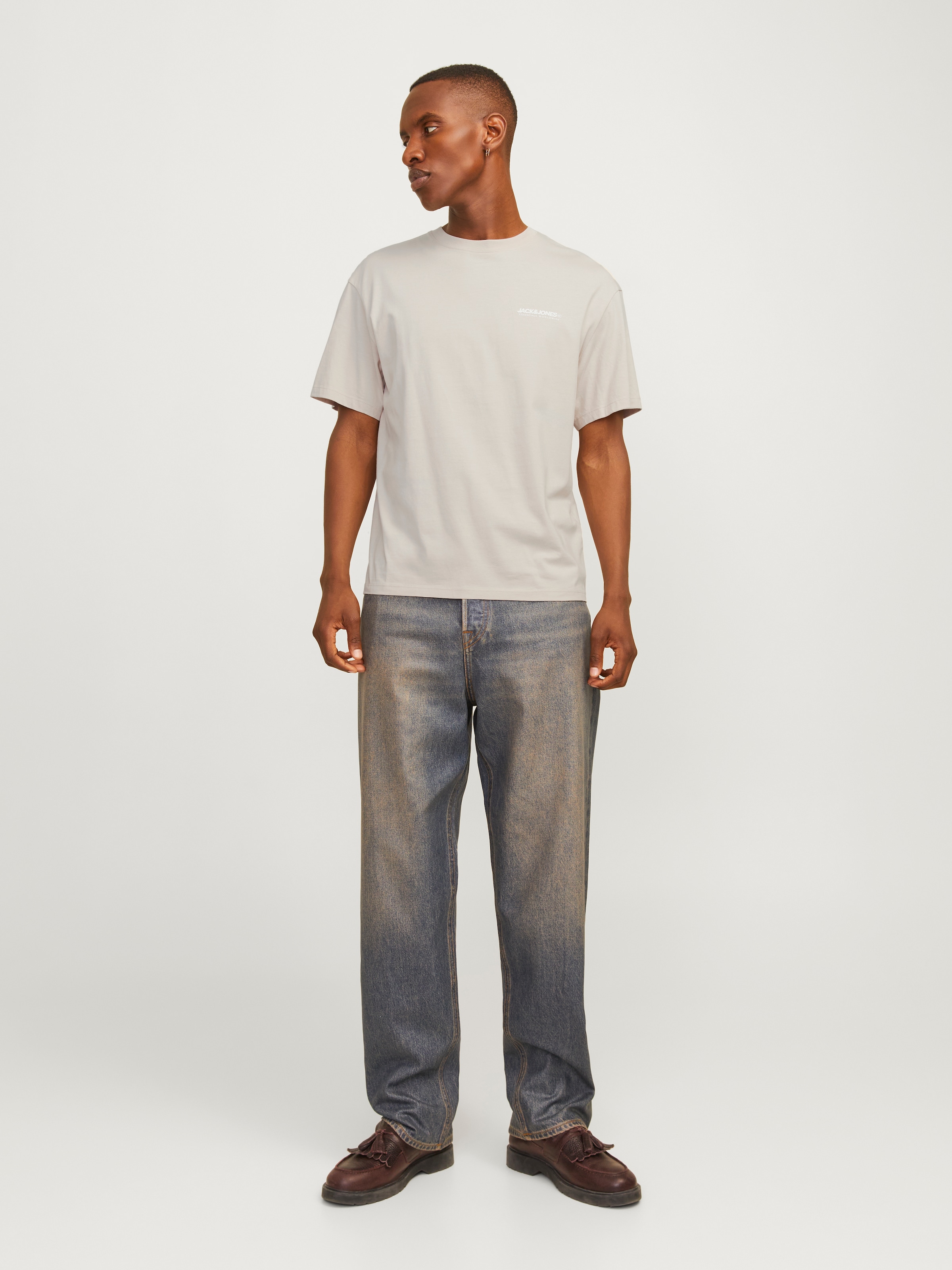 Jack & Jones Rundhalsshirt »JJELEGACY TEE SS O-NECK NOOS«