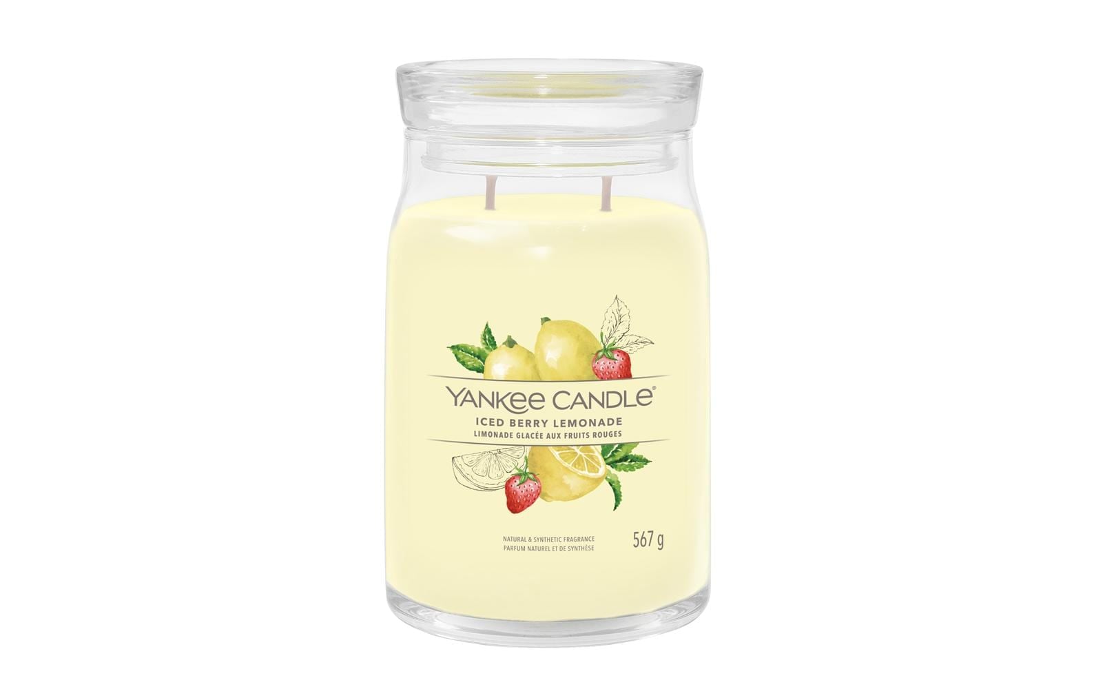 Duftkerze »Yankee Candle Signature Iced Berry Lemonade Signature Large Jar«