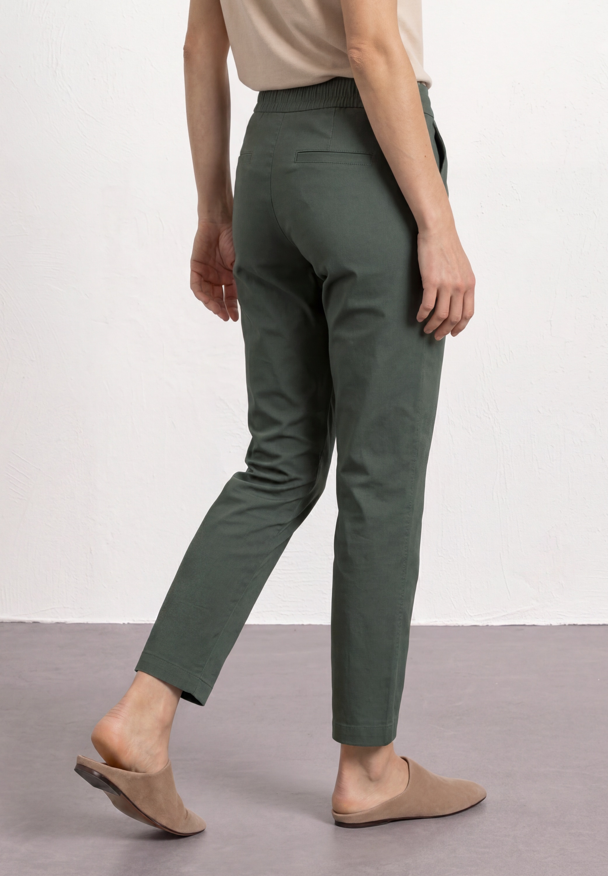 STREET ONE 1100000002199  Chino slim leg avec ceinture élastique