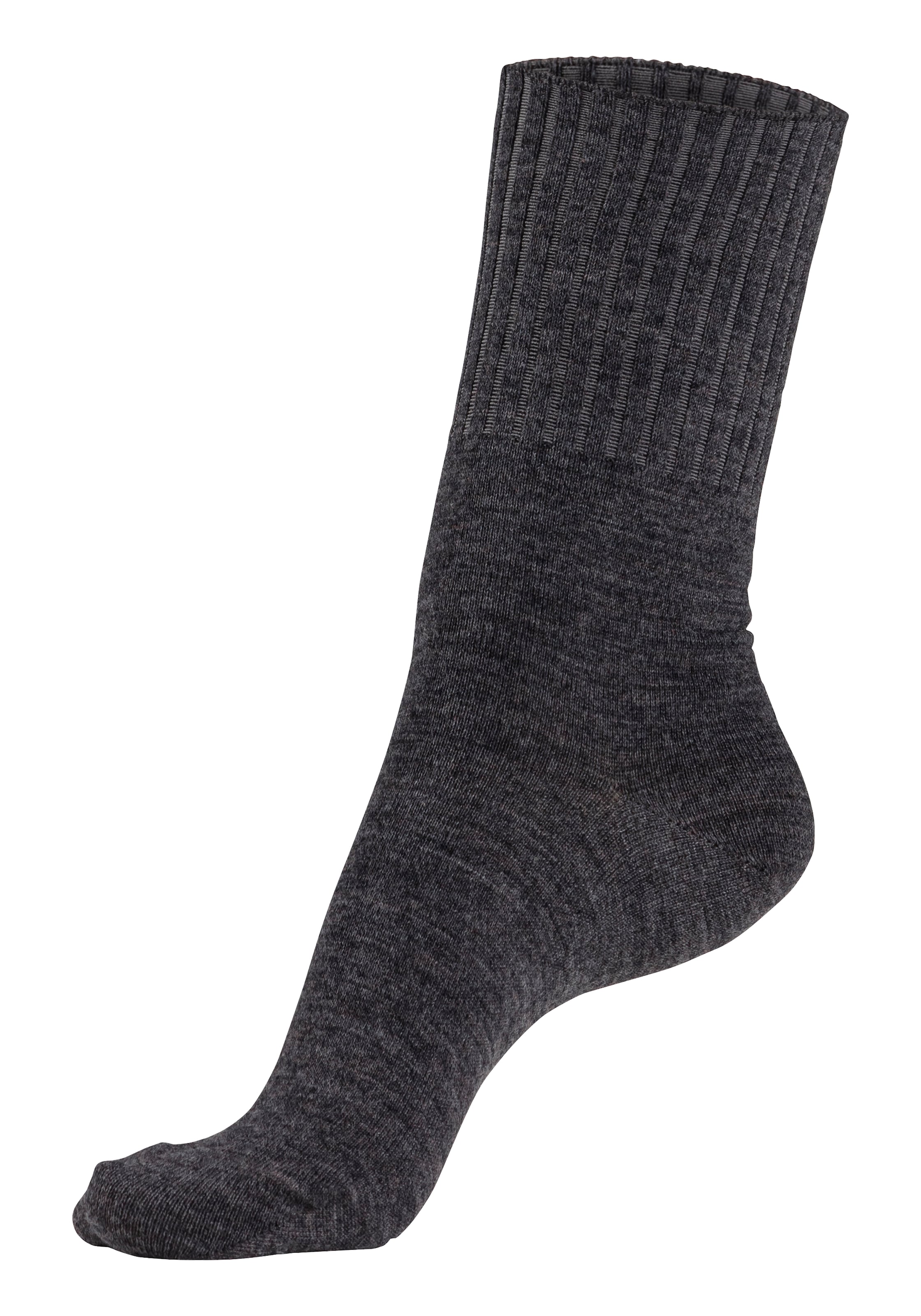 Lavana Umschlagsocken, (Packung, 3 Paar), fein gestrickt mit 53% Wolle