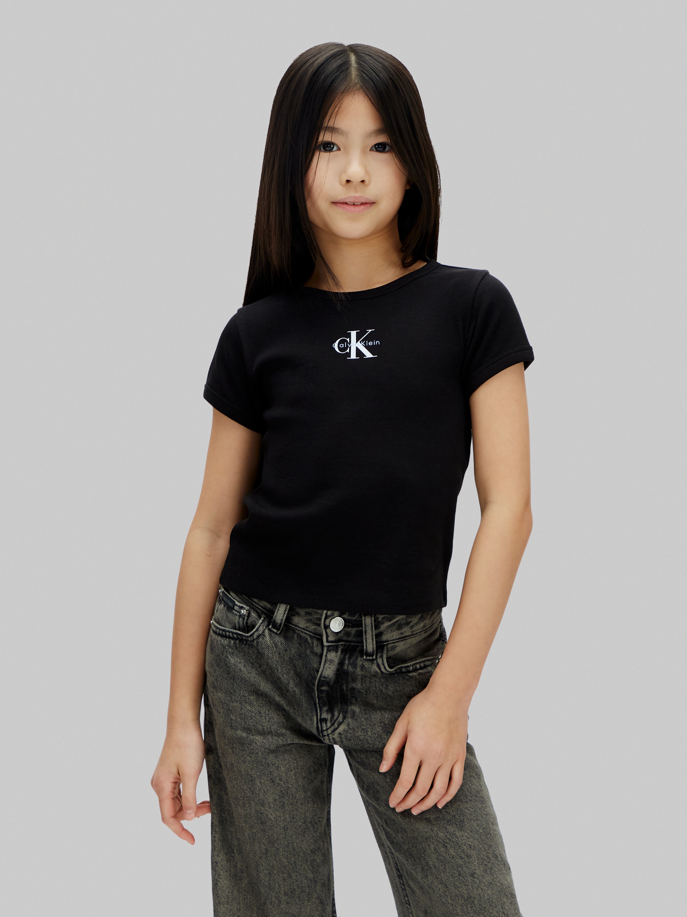Image of Calvin Klein Jeans T-Shirt "MONOLOGO BABY TEE" Regular fit für Kinder, mit Logoschriftzug