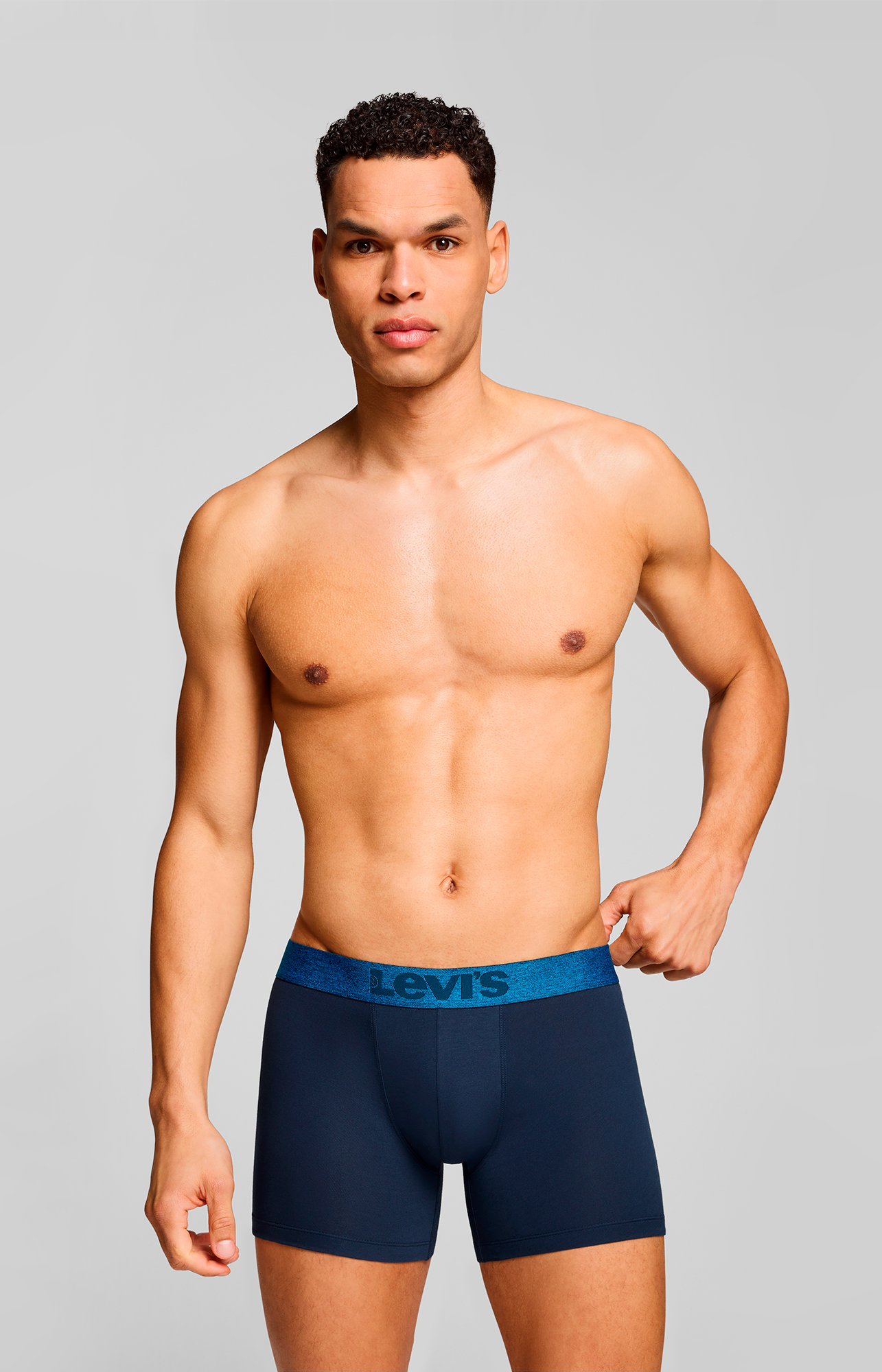 Levi's® Boxershorts »LEVIS MEN MEL WB BOXER BRIEF ORG CO 2P«, (2er Pack), mit breitem Logobund