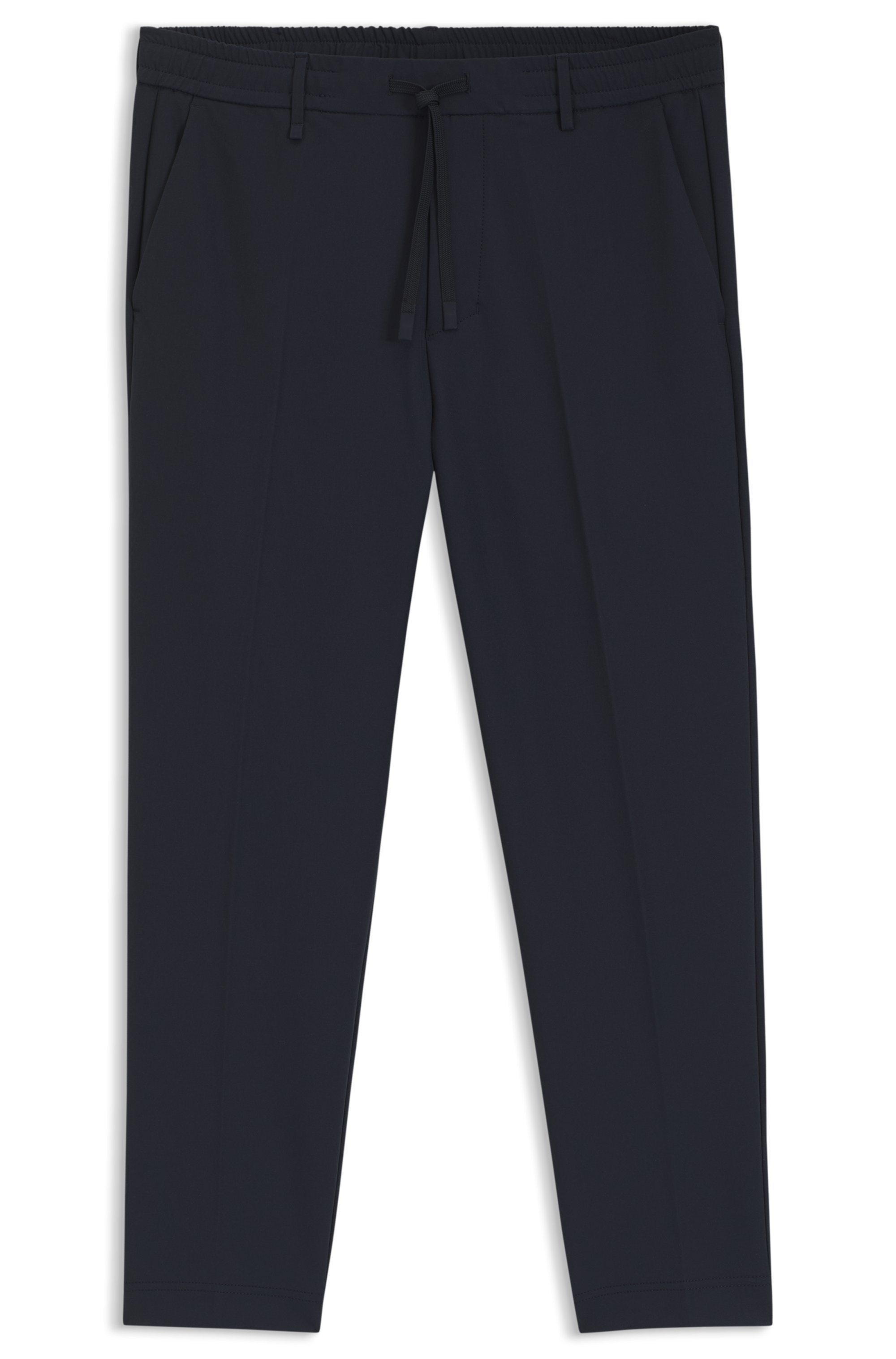 BOSS GREEN Webhose »T Convert«, Elastischer Taillenbund und Kordelzug, Gürtelschlaufen Anzughose