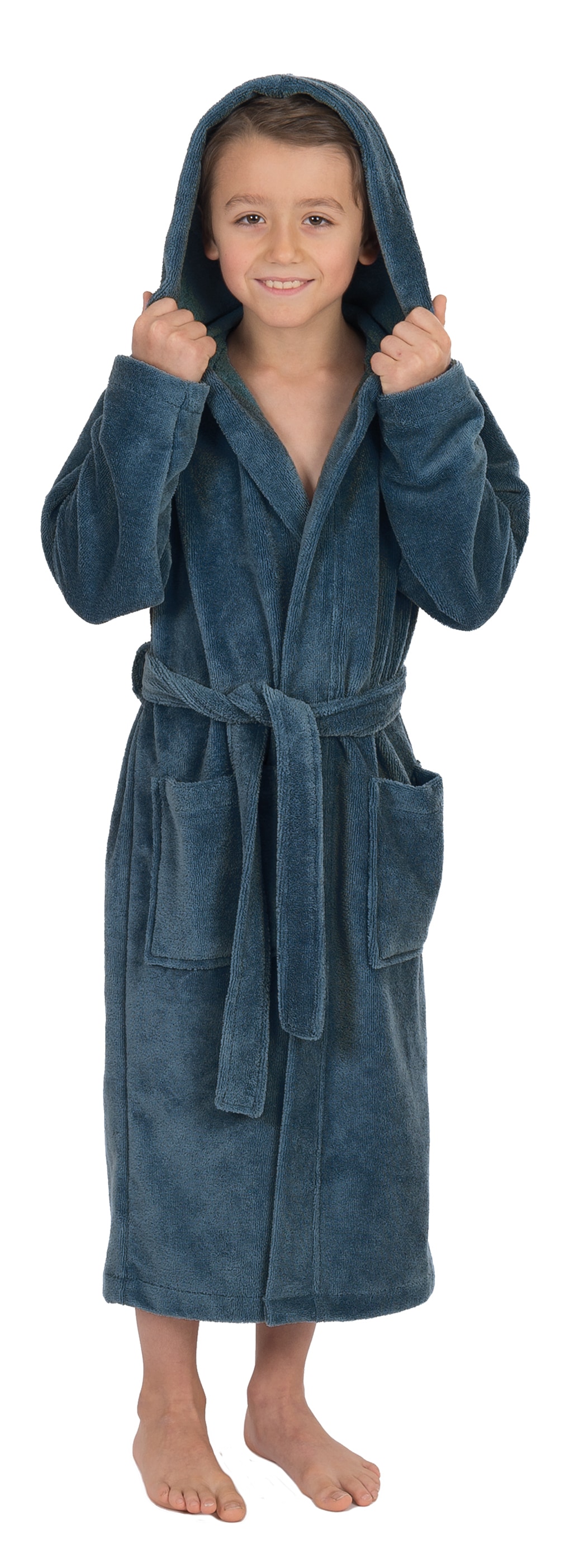 Image of Wewo fashion Kinderbademantel "8521" mit Gürtel, 1 Stk. Soft Touch