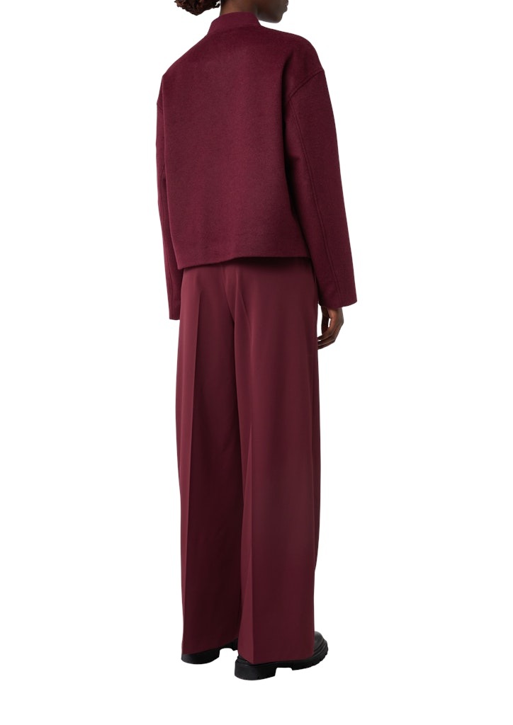 comma casual identity Blouson, Flanell mit Wollanteil