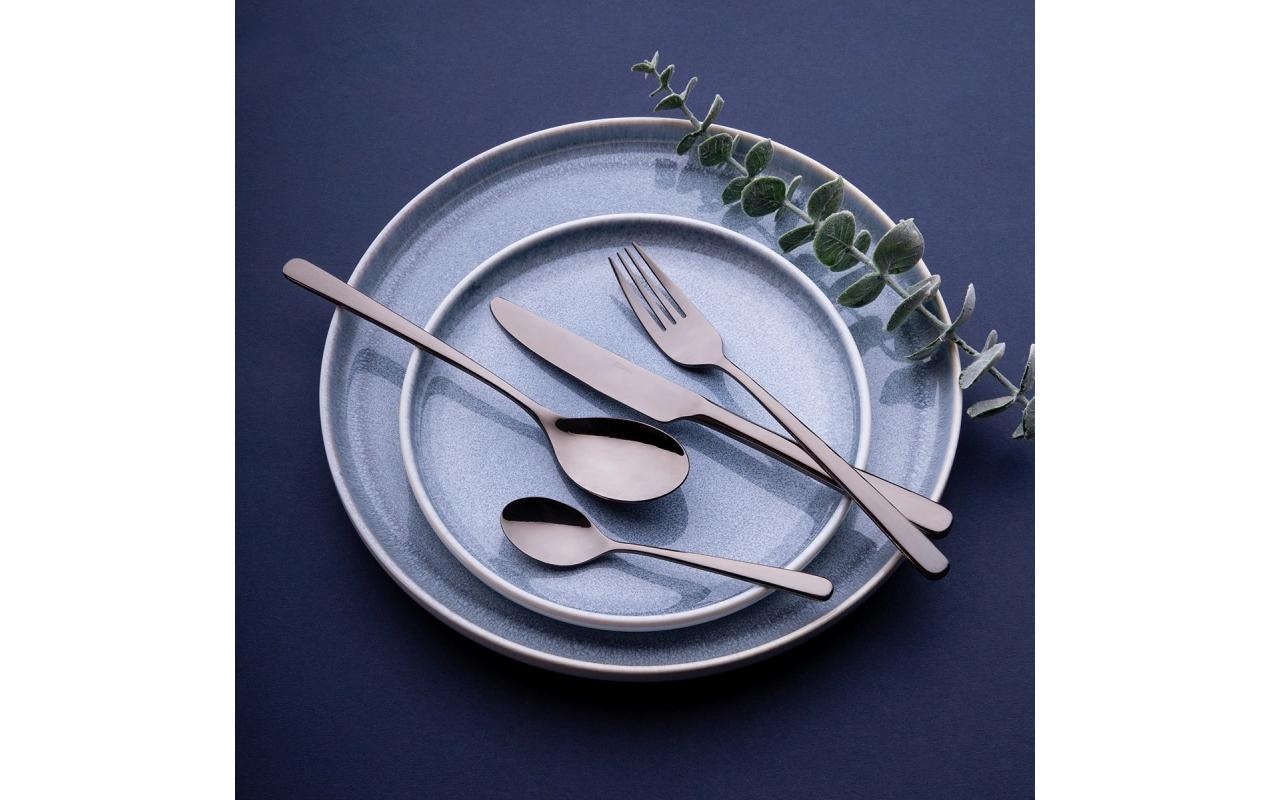 Sola Set de couverts »Salamanca PVD, Grau poliert, 24-tlg.« Spülmaschinenfest