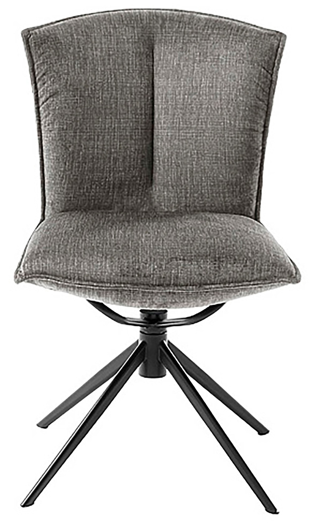 MCA furniture 4-Fussstuhl »NALON Esszimmerstuhl (2er Set) - Stuhl«, (Set), 2 St., Veloursstoff, 360° drehbar, Schwingfunktion, Metall, Veloursoptik, belastbar 120 kg