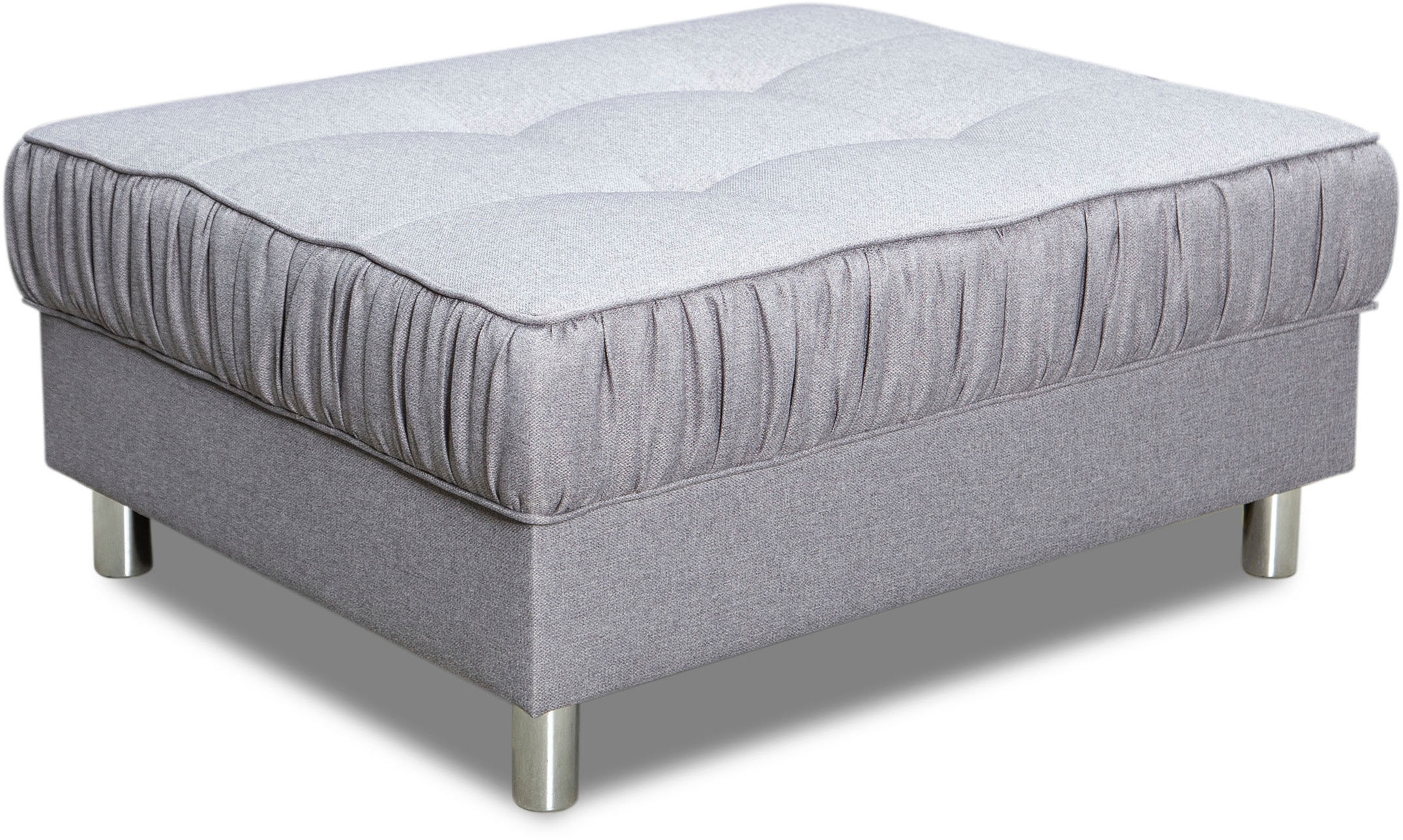 COLLECTION AB Ecksofa »Cannes L-Form«, mit Hocker, inkl. Schlaffunktion