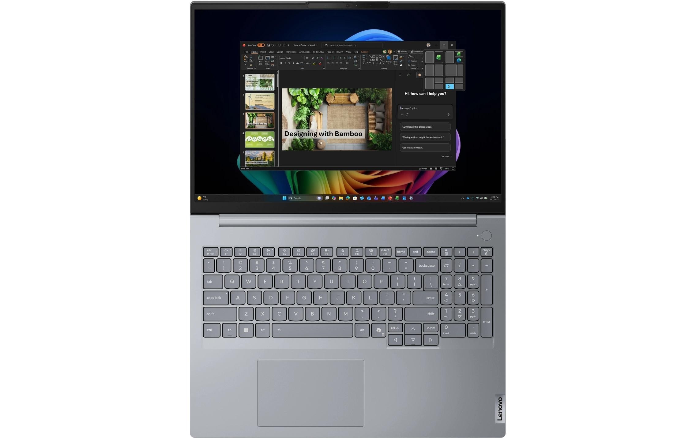 Lenovo Ordinateur portable professionnel »16 G9 IPL Copilot+ PC« / 16 ″ Intel Core Ultra 7