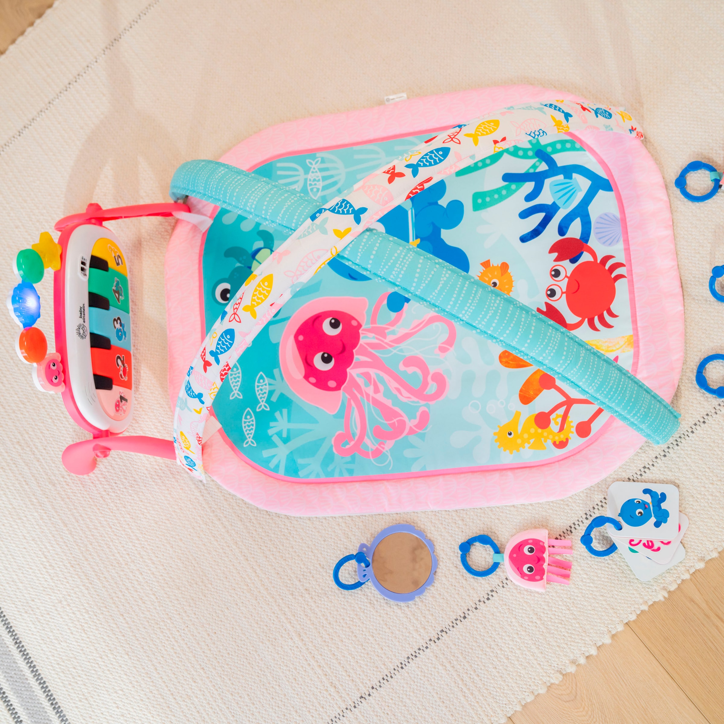 Baby Einstein Arche de jeu »4-in-1 Kickin’ Tunes Jellyfish Jamboree Music & Language Discovery Gym« mit Soundeffekt