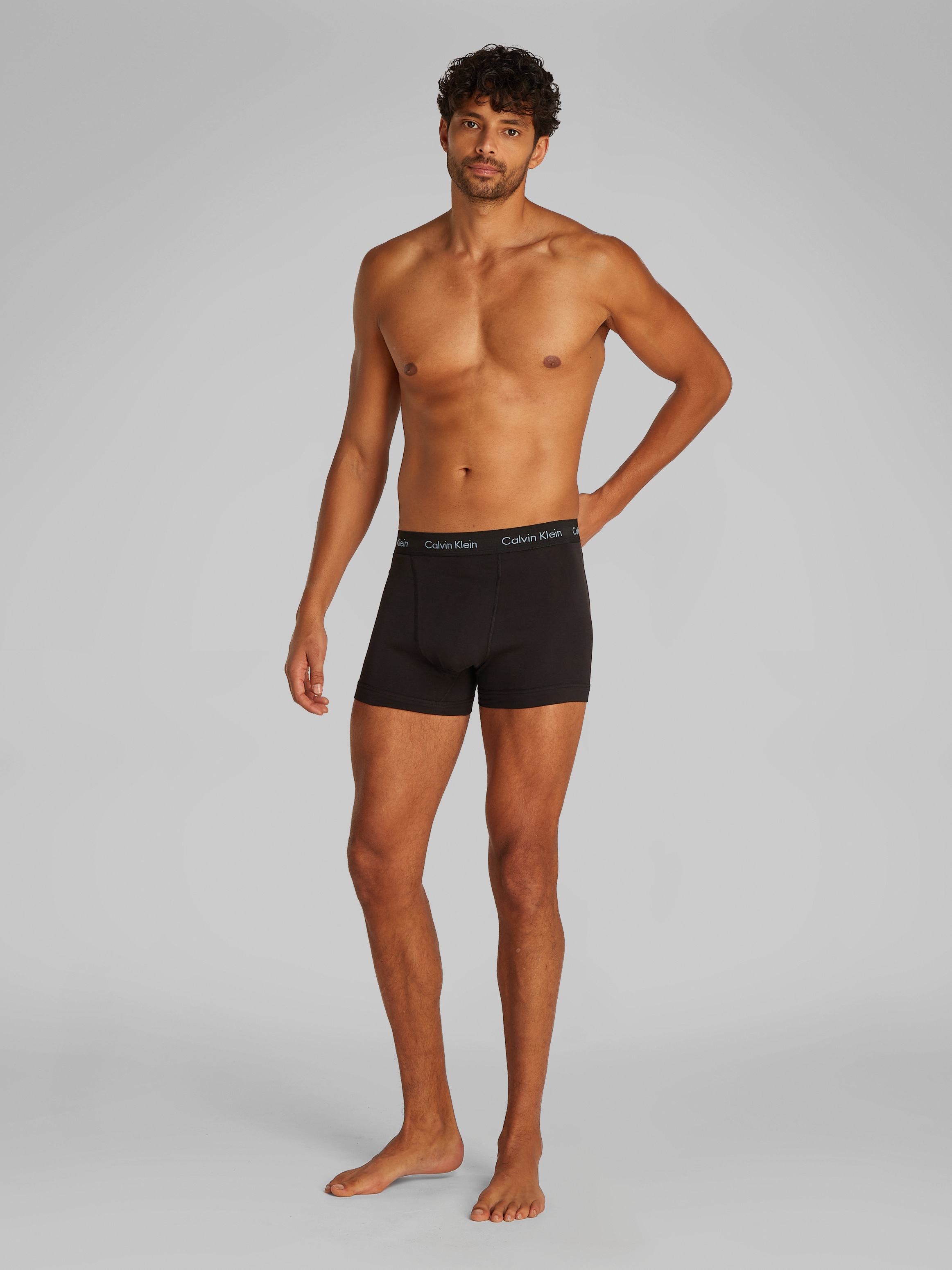 Calvin Klein Underwear Boxershorts »BOXER BRIEF 3PK« Packung, 3 Stk. mit Calvin Klein Logo-Elastikbund (3 Stück)