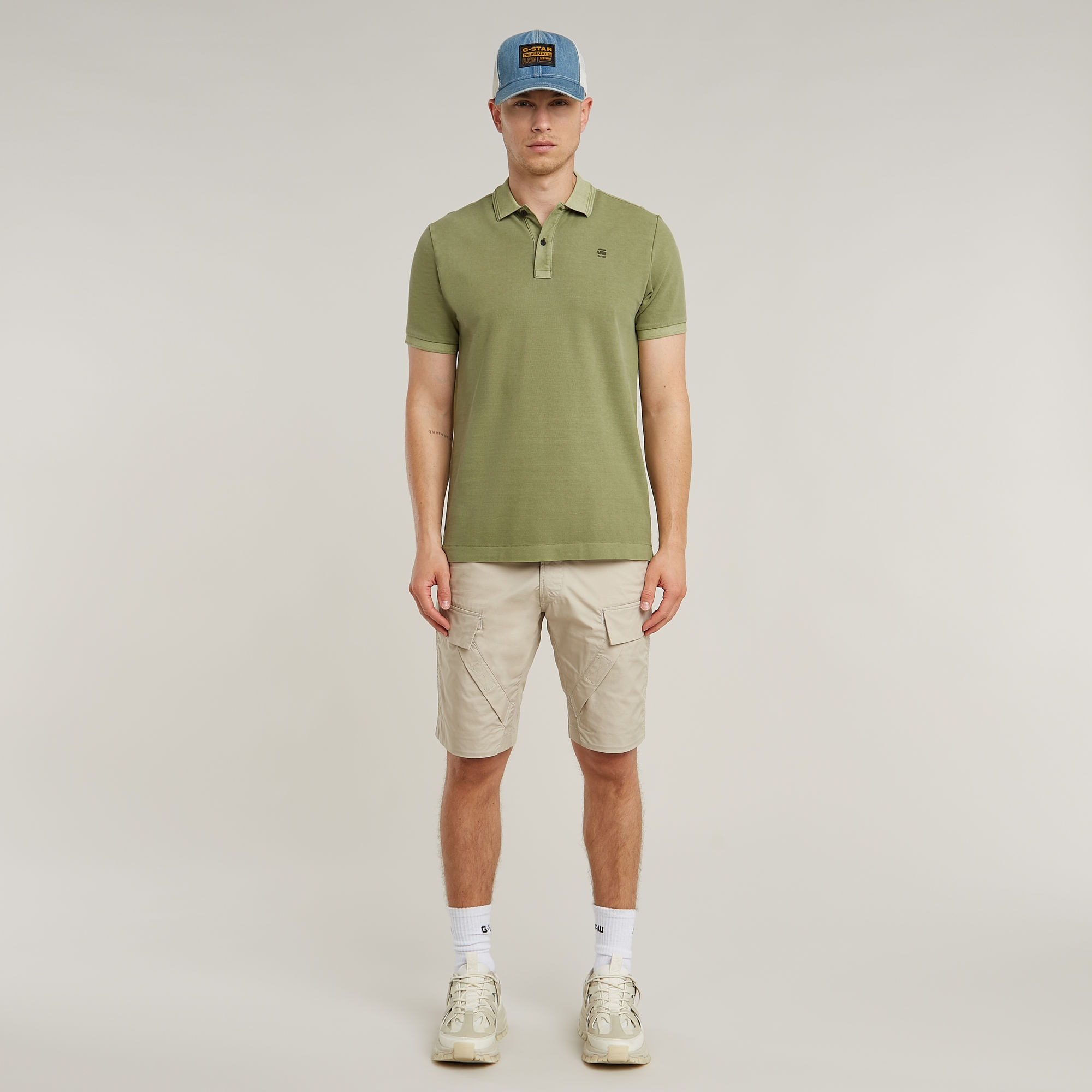 G-STAR Poloshirt »Dunda Slim Fit« Logostickerei auf der Brust
