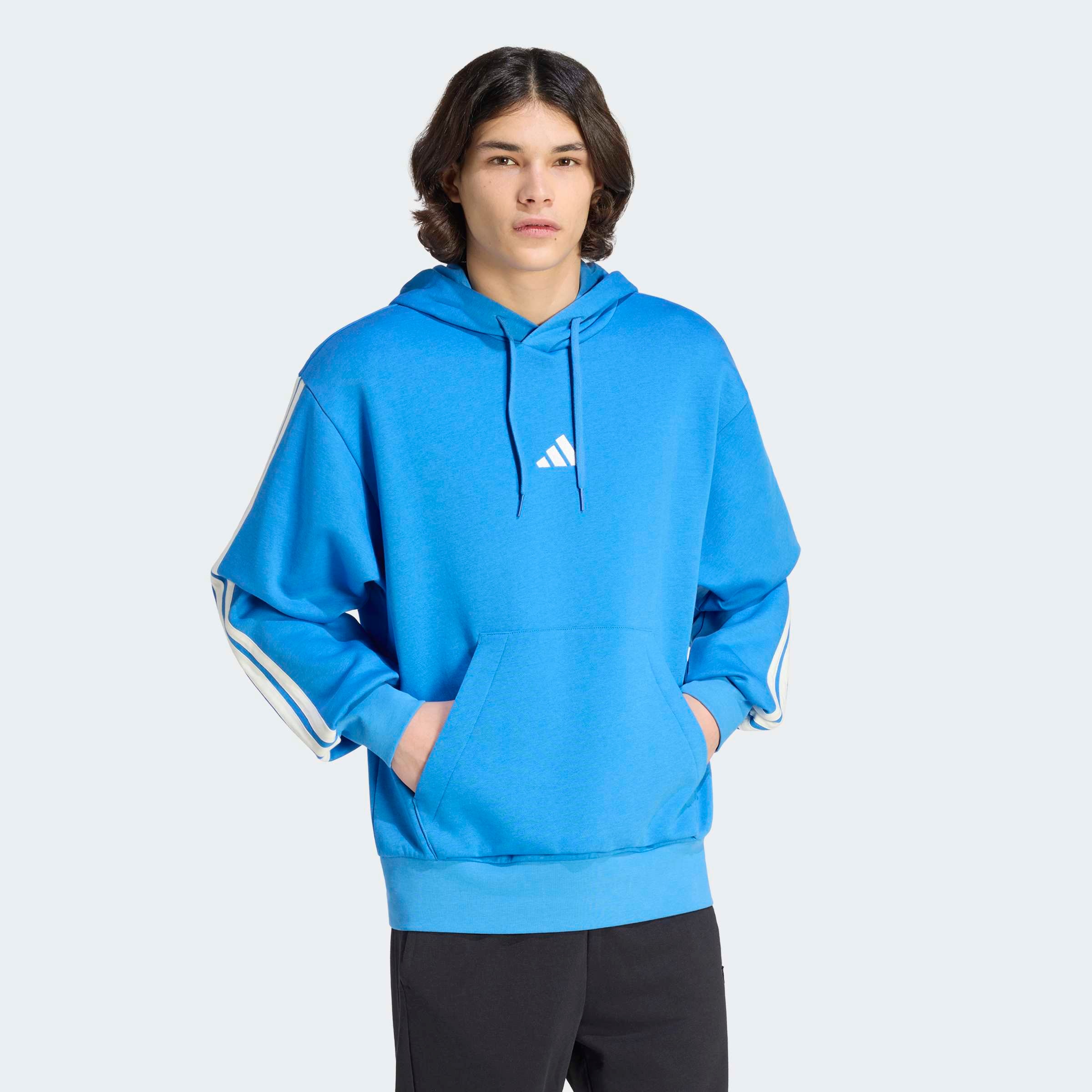 Image of adidas Sportswear Kapuzensweatshirt "ESSENTIALS 3-STREIFEN HOODIE"