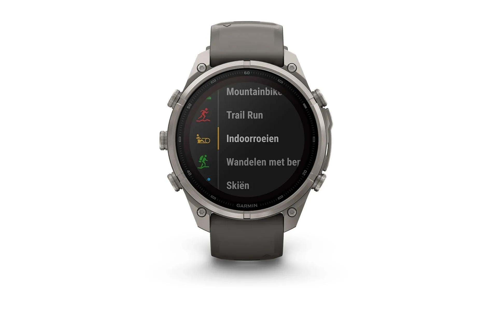 Garmin Smartwatch »Fenix 9 Pro inReach Solar Titan Silikon«