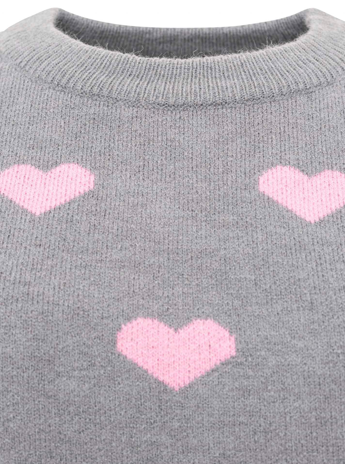 Zwillingsherz Strickpullover »"Herz"« mit Herzmotiv, Rundhalsausschnitt