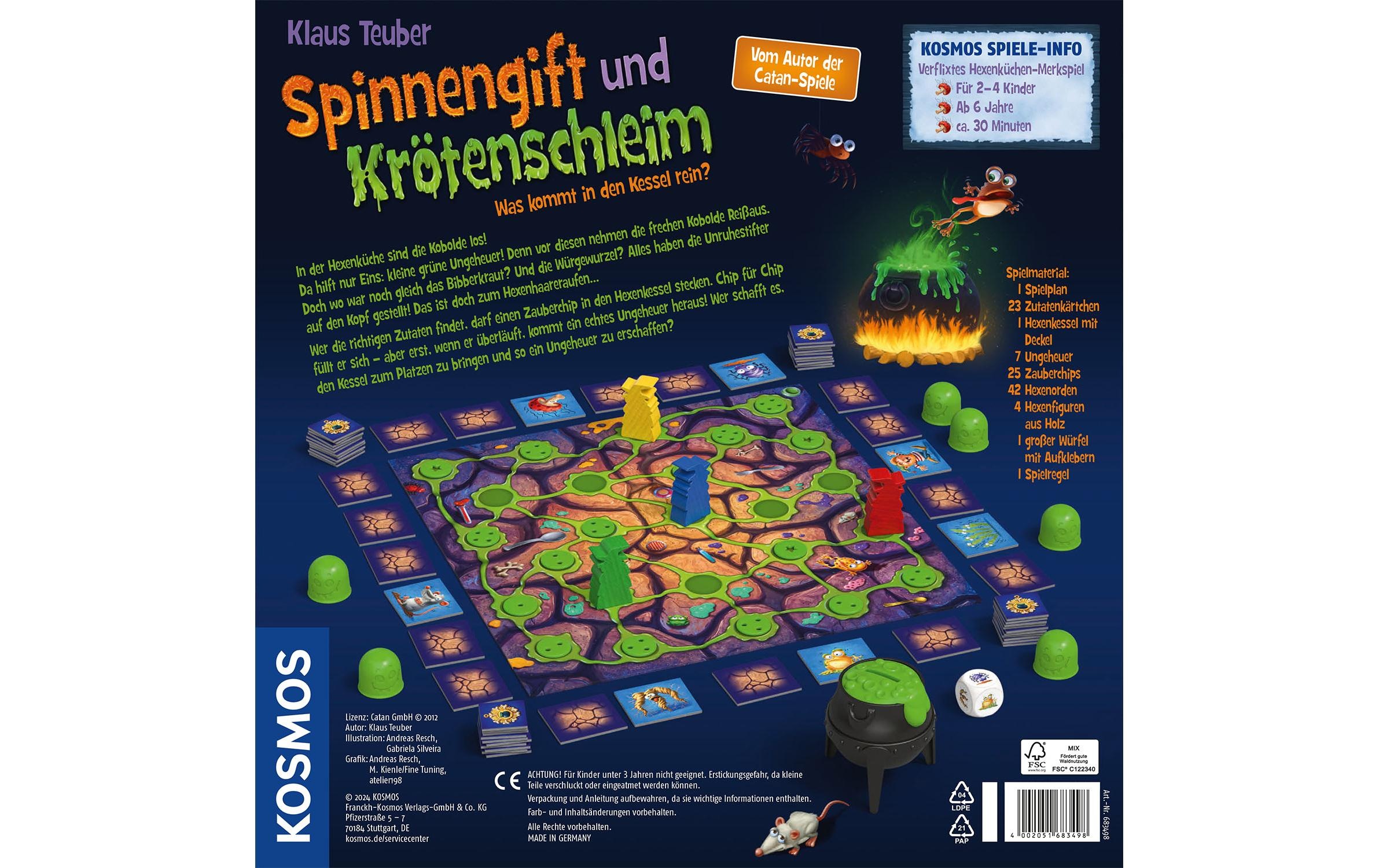 Kosmos Spiel »Spinnengift und Krötenschleim -DE-«