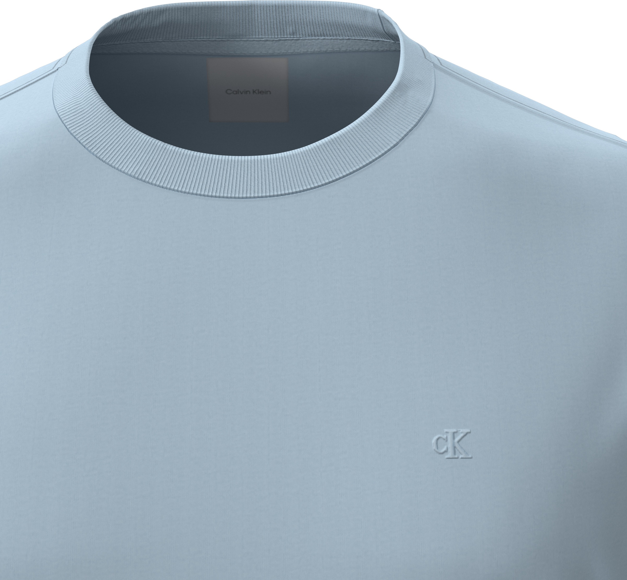 Calvin Klein T-Shirt »SS STRETCH COTTON SLIM TEE«, Mit Rundhalsausschnitt